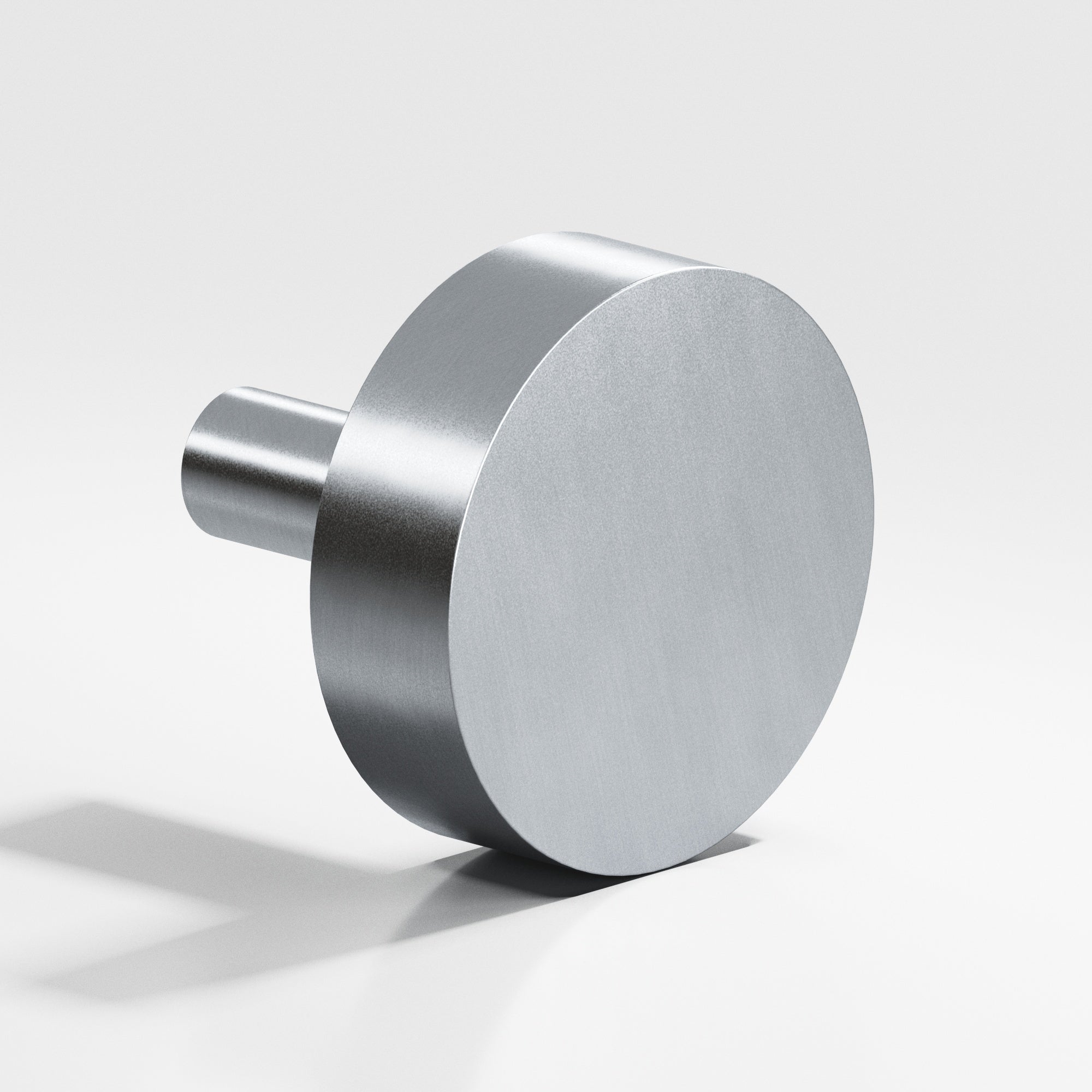 Colonial Bronze Series 511 1.25" Round Cabinet Knob With Straight Post Satin Chrome / 1.25"