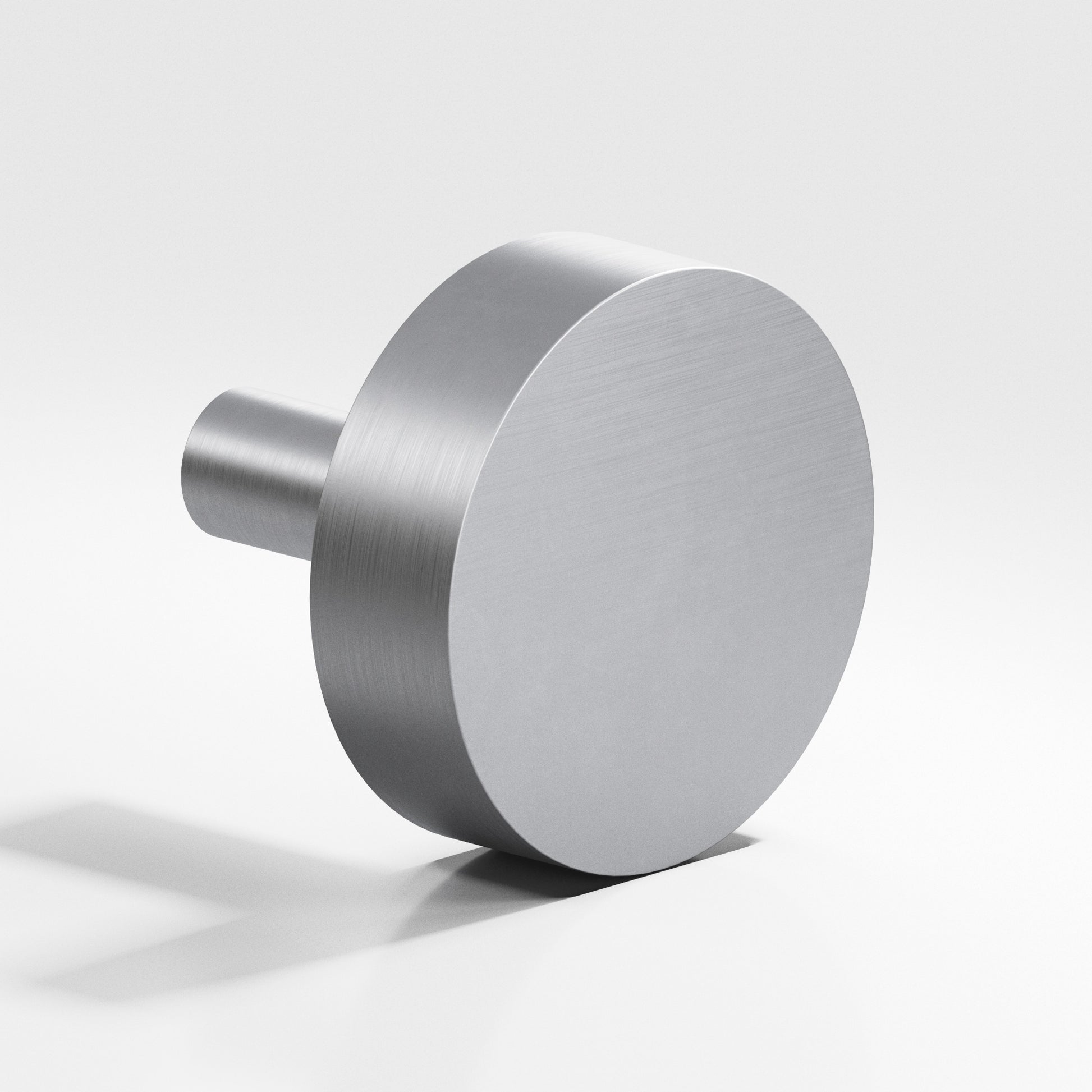 Colonial Bronze Series 511 1.25" Round Cabinet Knob With Straight Post Matte Satin Chrome / 1.25"