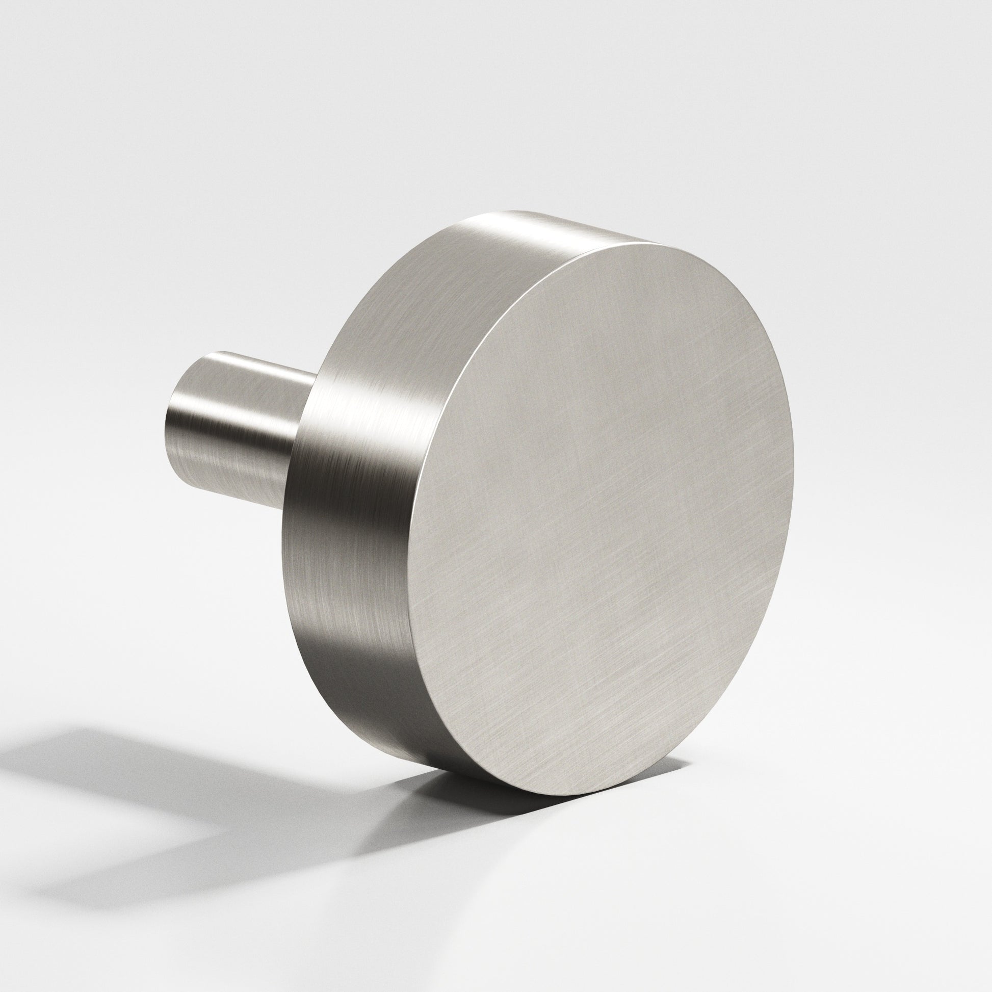 Colonial Bronze Series 512 1.5" Round Cabinet Knob With Straight Post Satin Nickel / 1.5"