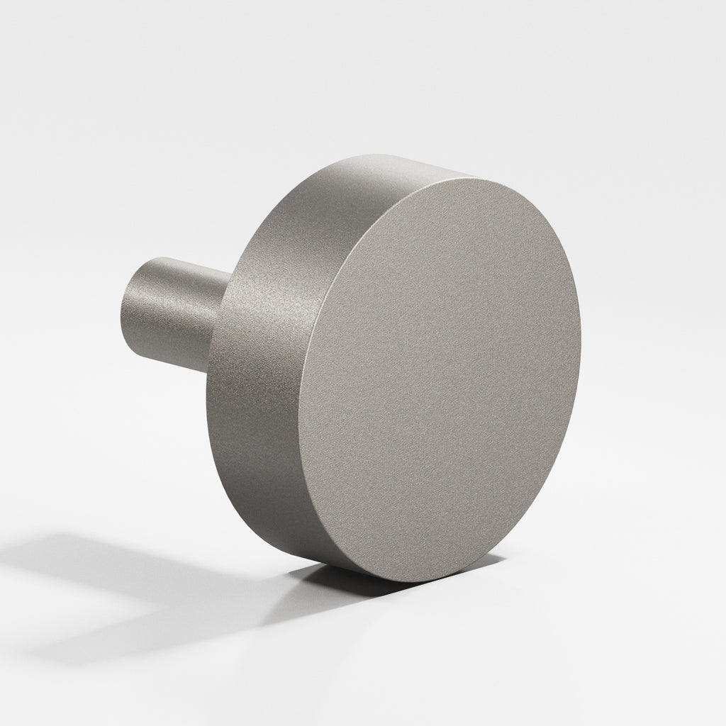 Colonial Bronze Series 512 1.5" Round Cabinet Knob With Straight Post Frost Nickel™ / 1.5"