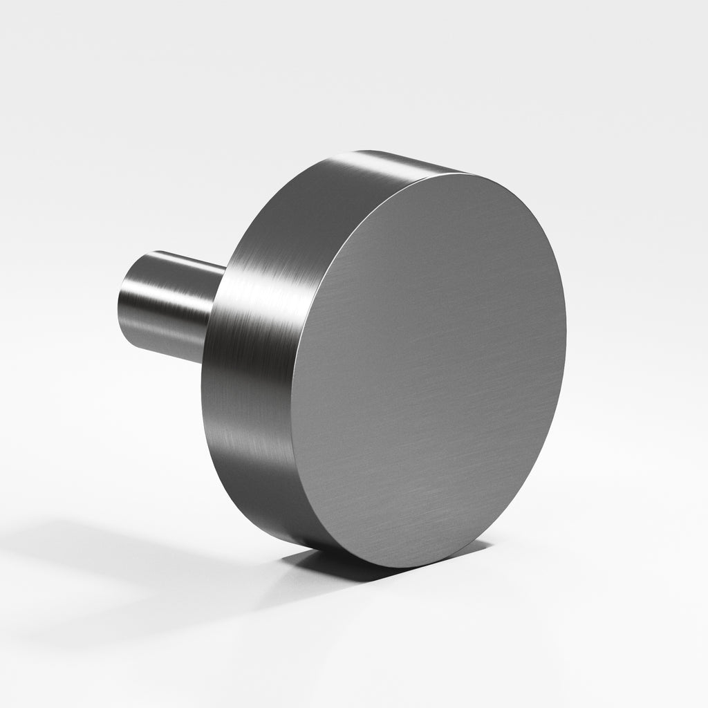 Colonial Bronze Series 511 1.25" Round Cabinet Knob With Straight Post Graphite / 1.25"