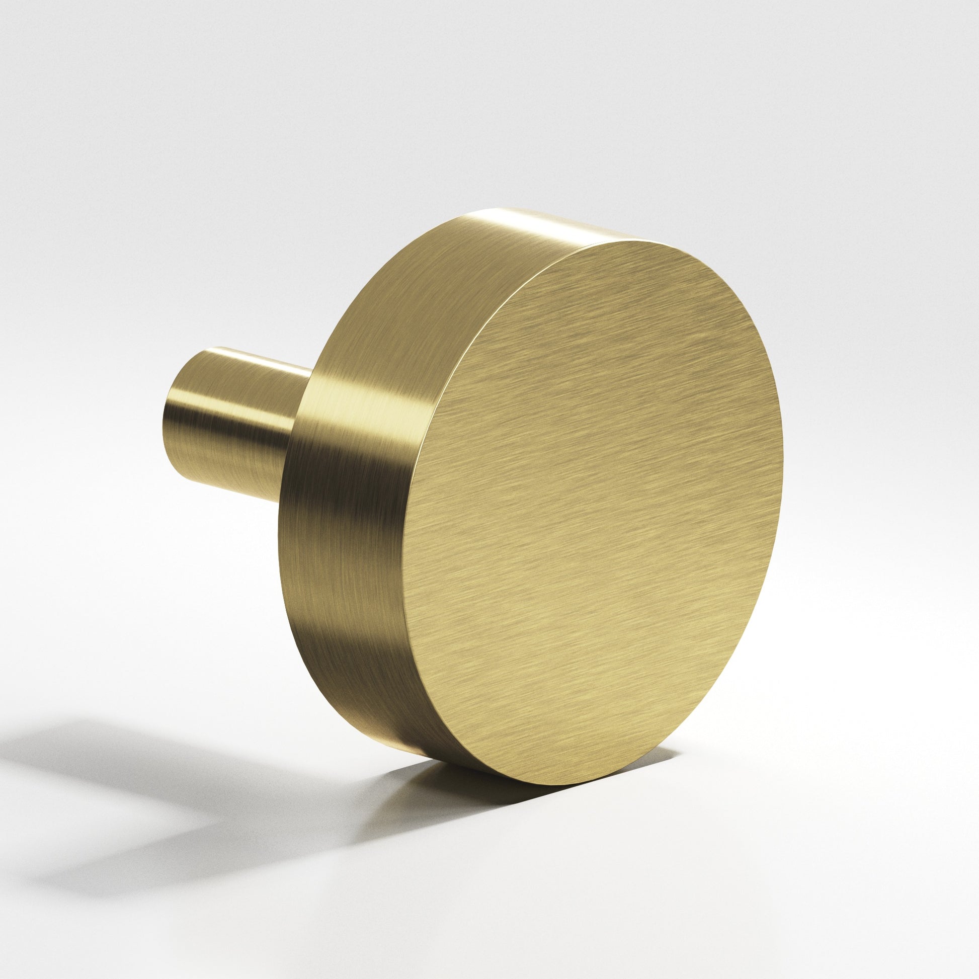 Colonial Bronze Series 512 1.5" Round Cabinet Knob With Straight Post Antique Brass / 1.5"