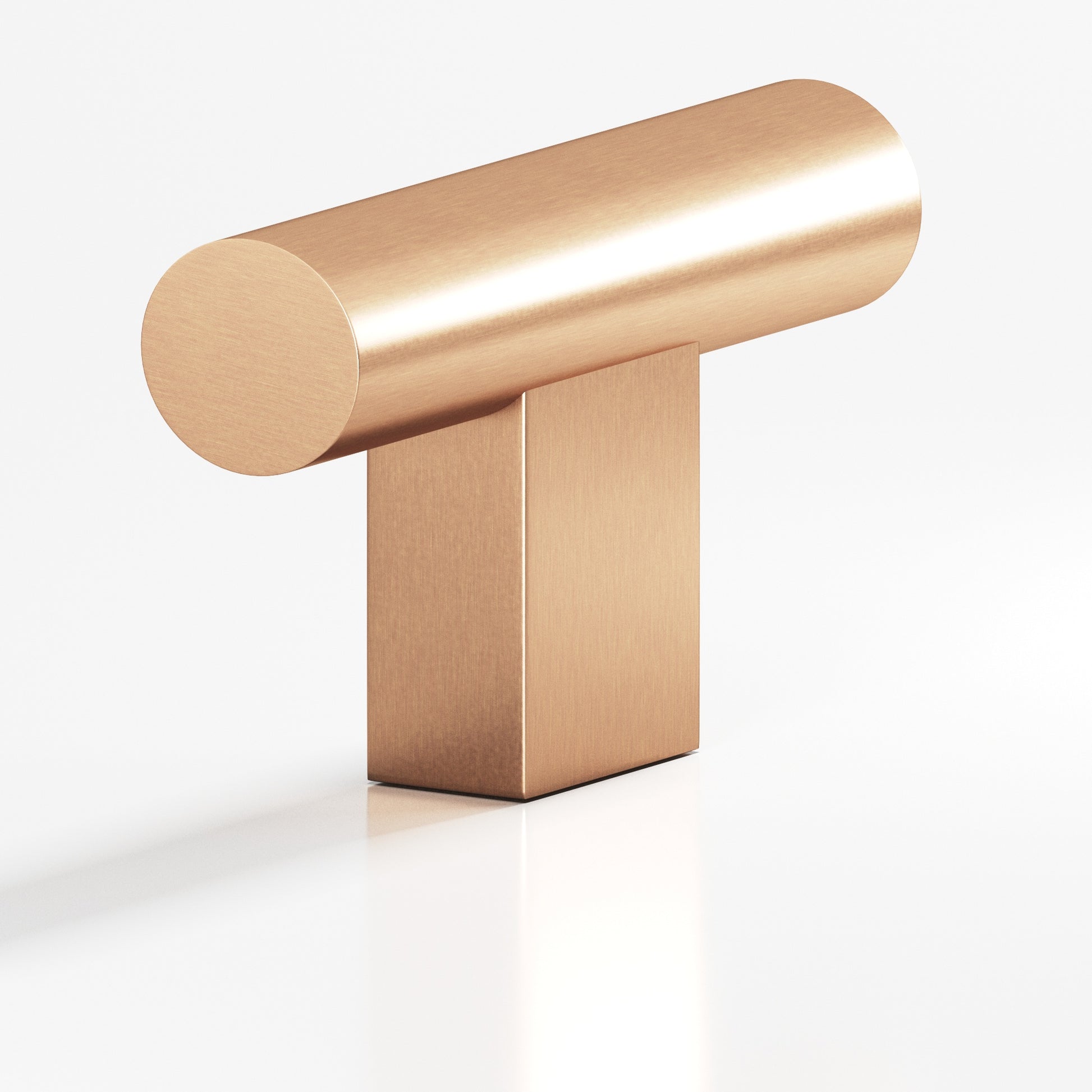 Colonial Bronze Series 534 1.5" Round Cabinet T-Knob With Rectangular Post Satin Bronze / 1.5"