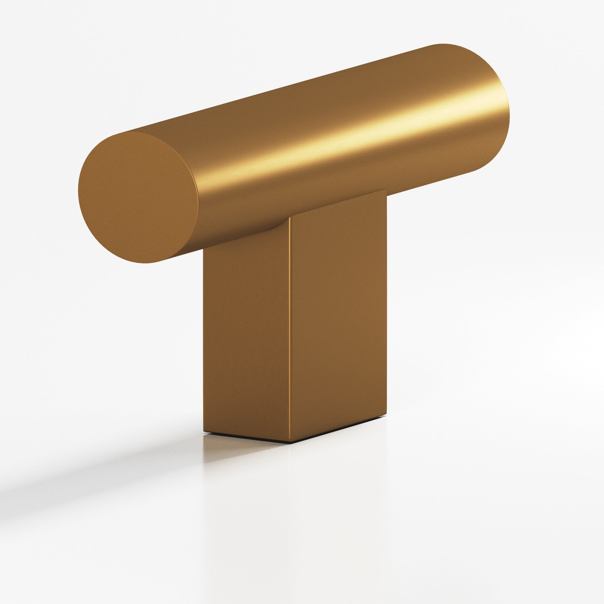 Colonial Bronze Series 534 1.5" Round Cabinet T-Knob With Rectangular Post Matte Light Statuary Bronze / 1.5"