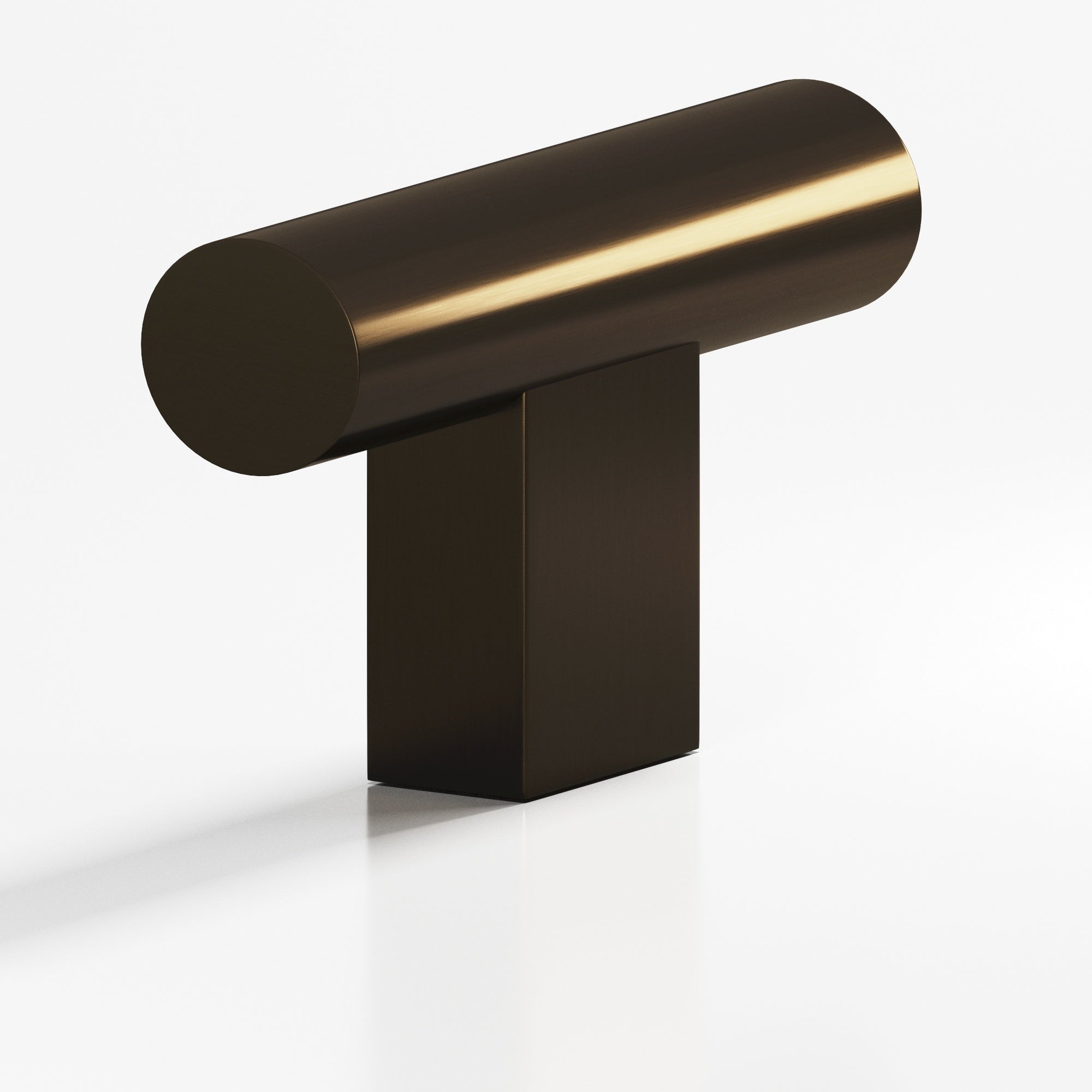 Colonial Bronze Series 534 1.5" Round Cabinet T-Knob With Rectangular Post Oil Rubbed Bronze / 1.5"