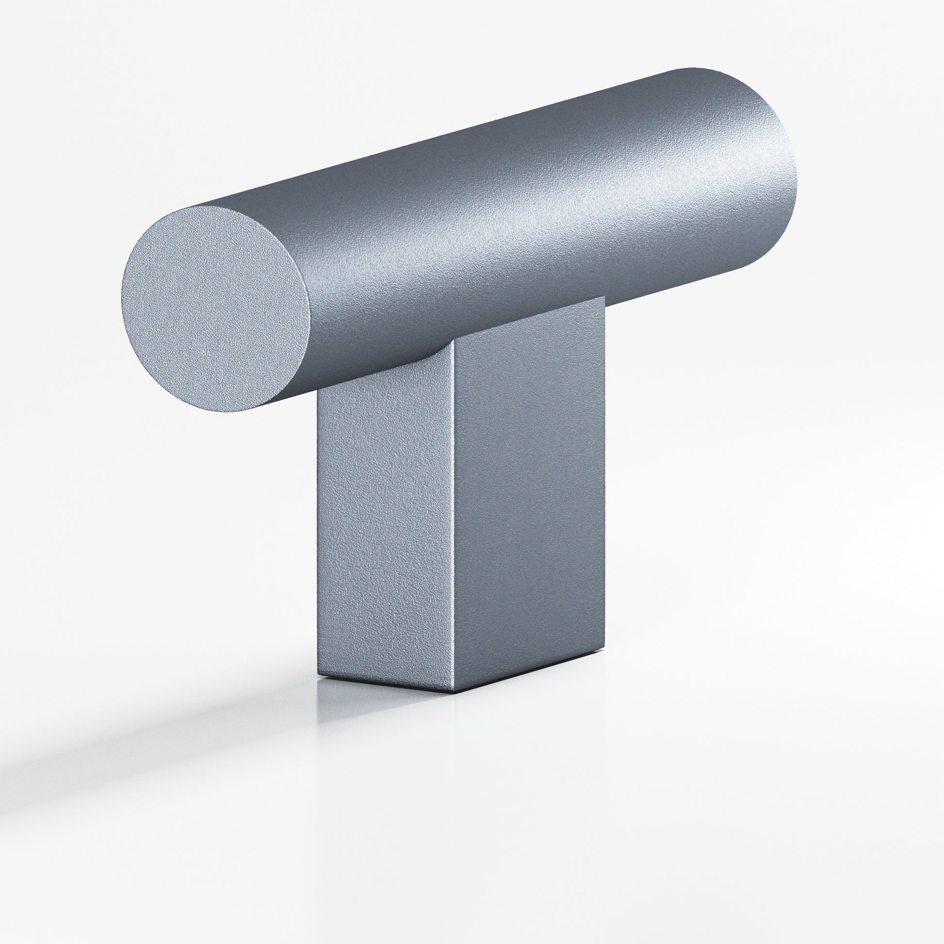 Colonial Bronze Series 534 1.5" Round Cabinet T-Knob With Rectangular Post Frost Chrome™ / 1.5"