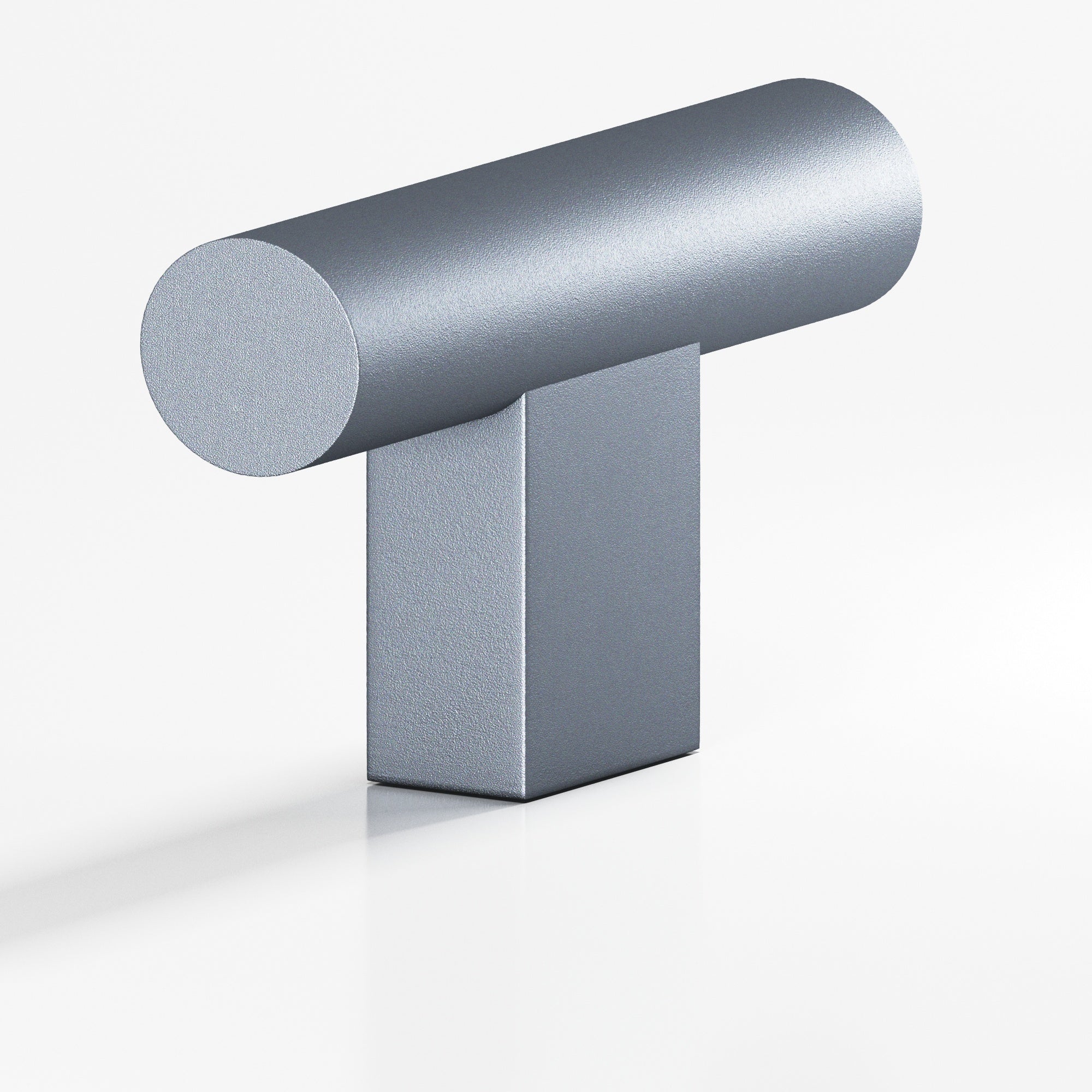 Colonial Bronze Series 534 1.5" Round Cabinet T-Knob With Rectangular Post Frost Chrome™ / 1.5"