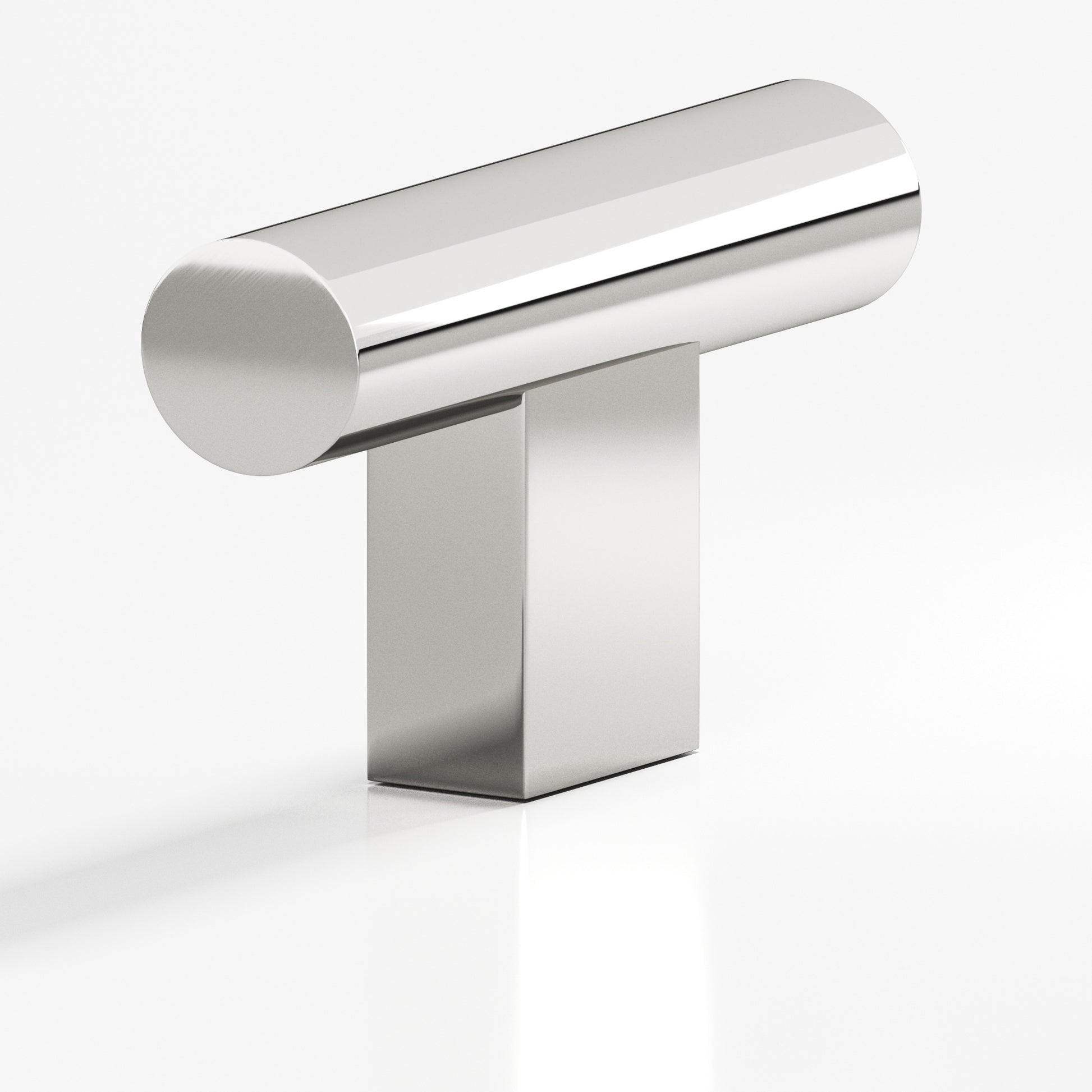 Colonial Bronze Series 534 1.5" Round Cabinet T-Knob With Rectangular Post Polished Nickel / 1.5"