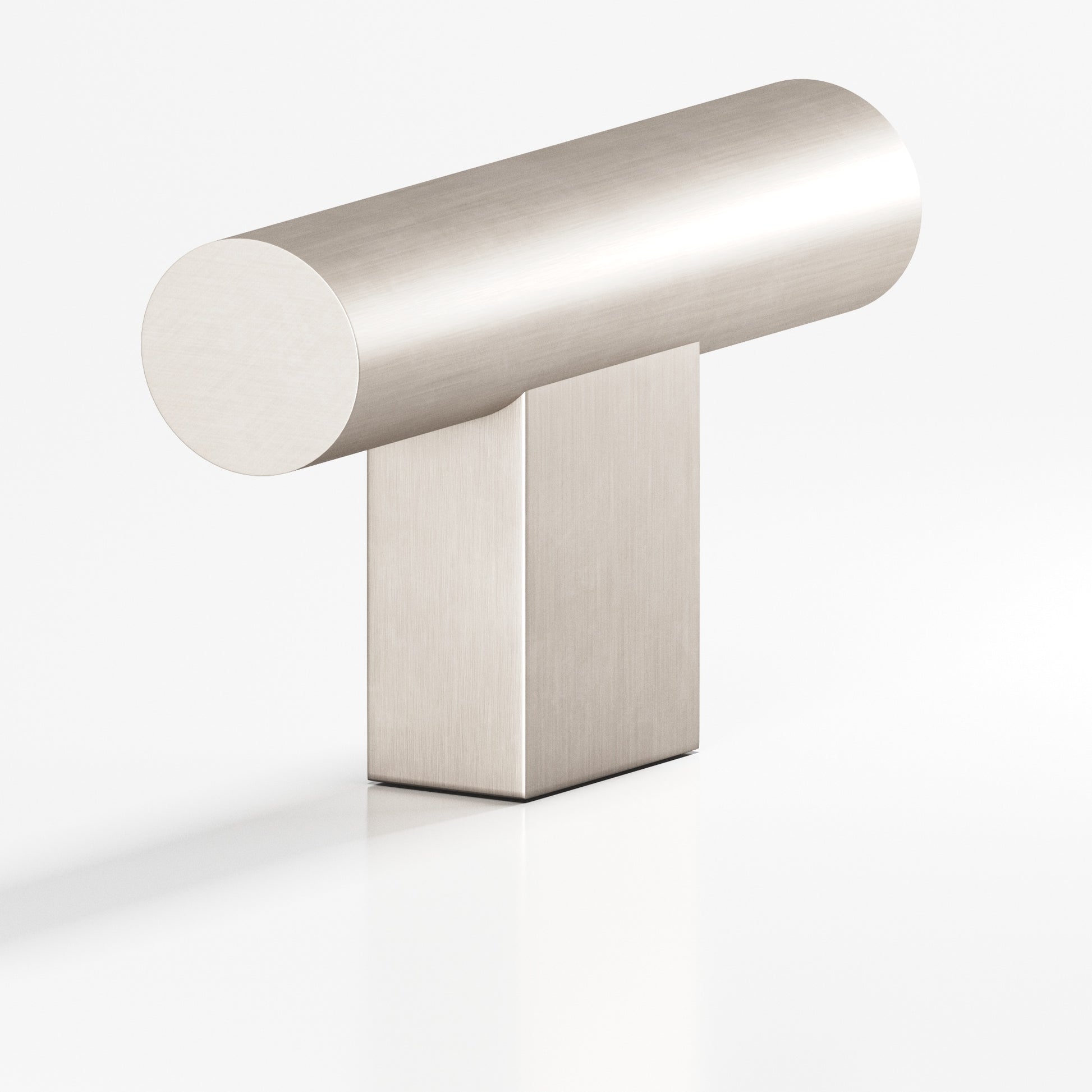 Colonial Bronze Series 534 1.5" Round Cabinet T-Knob With Rectangular Post Matte Satin Nickel / 1.5"