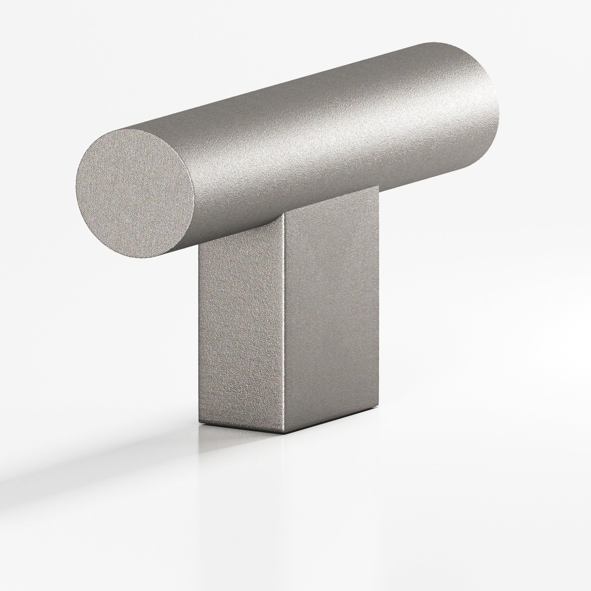 Colonial Bronze Series 534 1.5" Round Cabinet T-Knob With Rectangular Post Frost Nickel™ / 1.5"