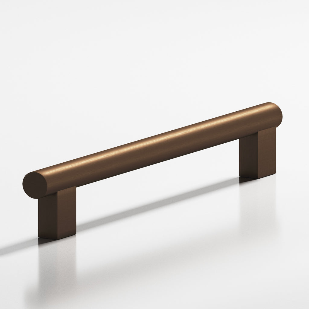 Colonial Bronze Series 537 6" Round Cabinet Pull With Rectangular Posts Matte Oil Rubbed Bronze / 6"