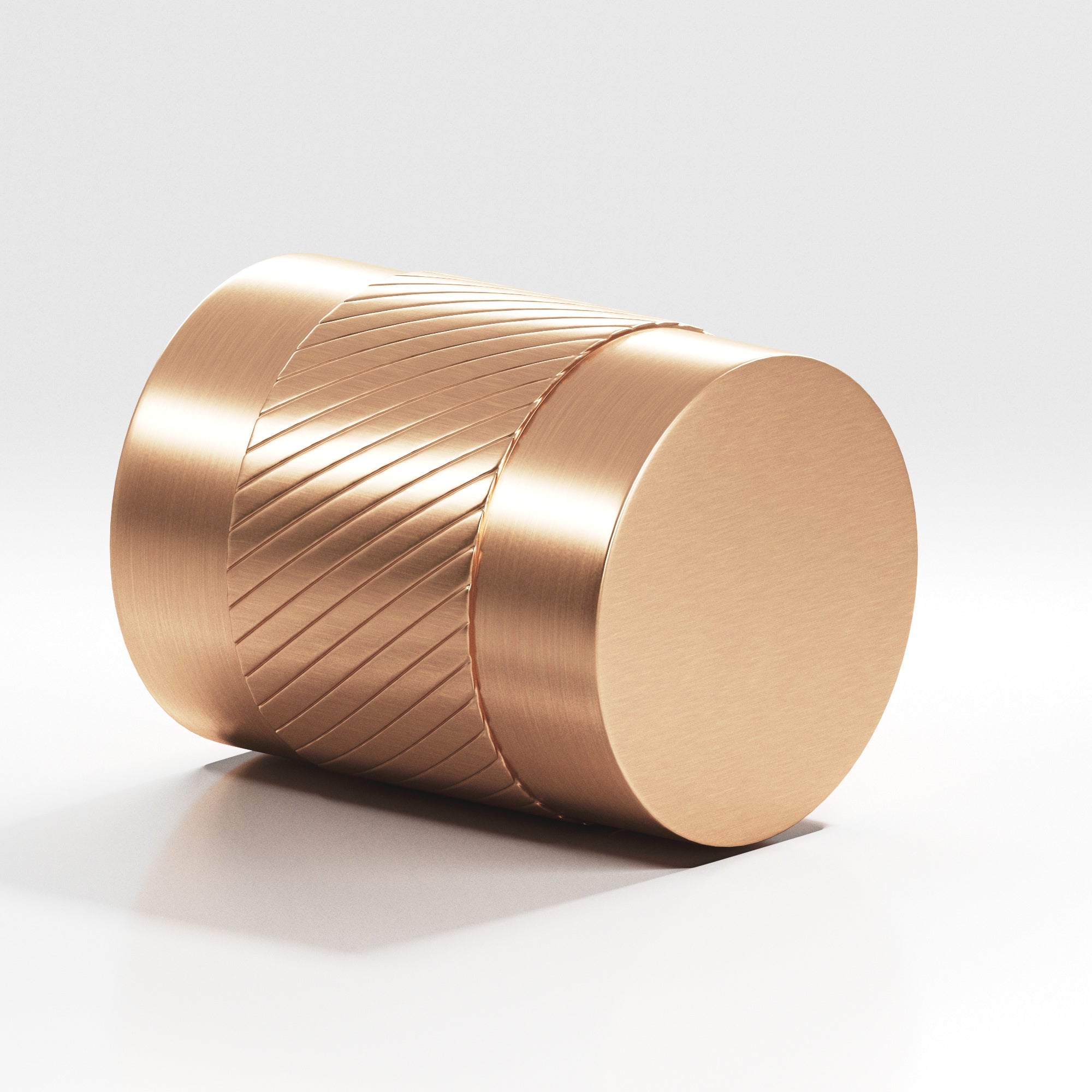 Colonial Bronze Series 548 .75" Round Single-Knurled Cabinet Knob Back-To-Back Shower Kit Satin Bronze / .75"