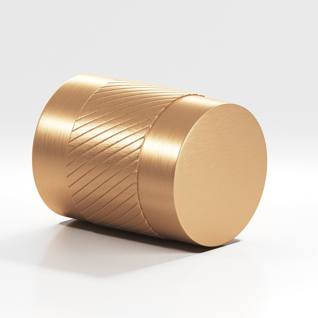 Colonial Bronze Series 548 .75" Round Single-Knurled Cabinet Knob Back-To-Back Shower Kit Matte Satin Bronze / .75"