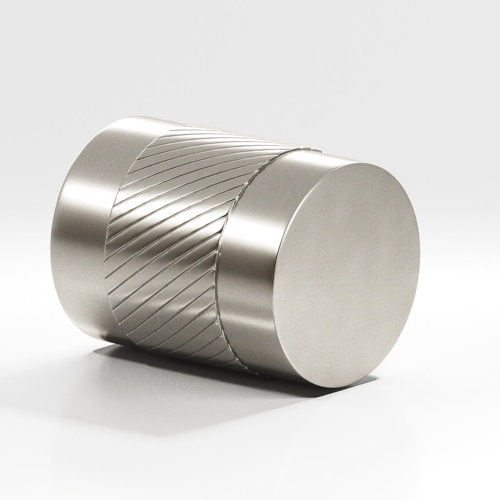 Colonial Bronze Series 548 .75" Round Single-Knurled Cabinet Knob Back-To-Back Shower Kit Satin Nickel / .75"