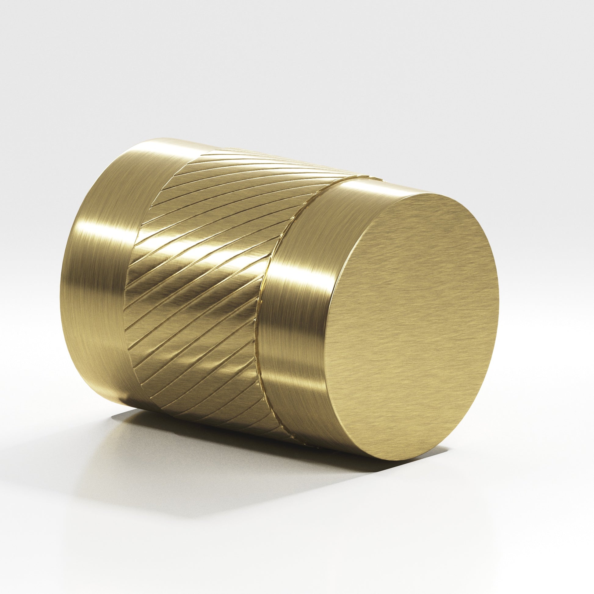 Colonial Bronze Series 548 .75" Round Single-Knurled Cabinet Knob Back-To-Back Shower Kit Antique Brass / .75"