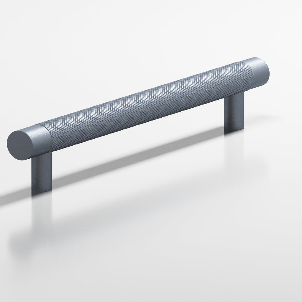 Colonial Bronze Series 565 6" Round Diamond-Knurled Cabinet Pull With Straight Posts Frost Chrome™ / 6"
