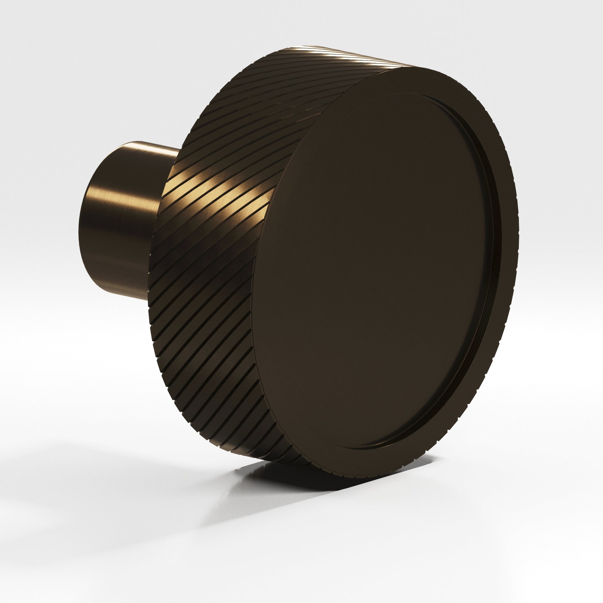 Colonial Bronze Series 591 1.25" Round Single-Knurled Sandwich Cabinet Knob Oil Rubbed Bronze / 1.25"