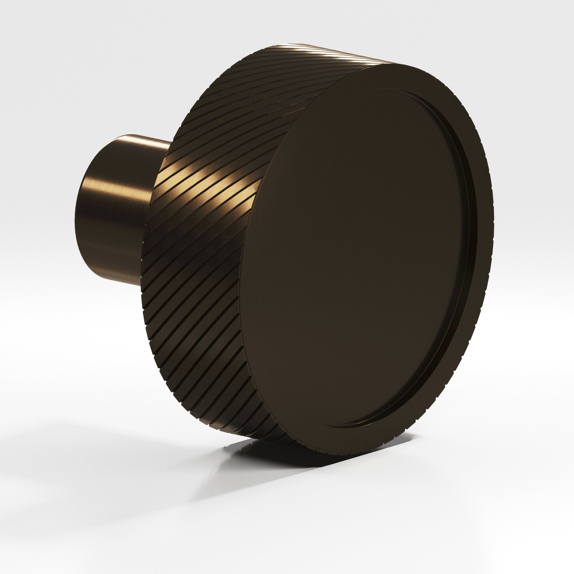 Colonial Bronze Series 591 1.25" Round Single-Knurled Sandwich Cabinet Knob Oil Rubbed Bronze / 1.25"