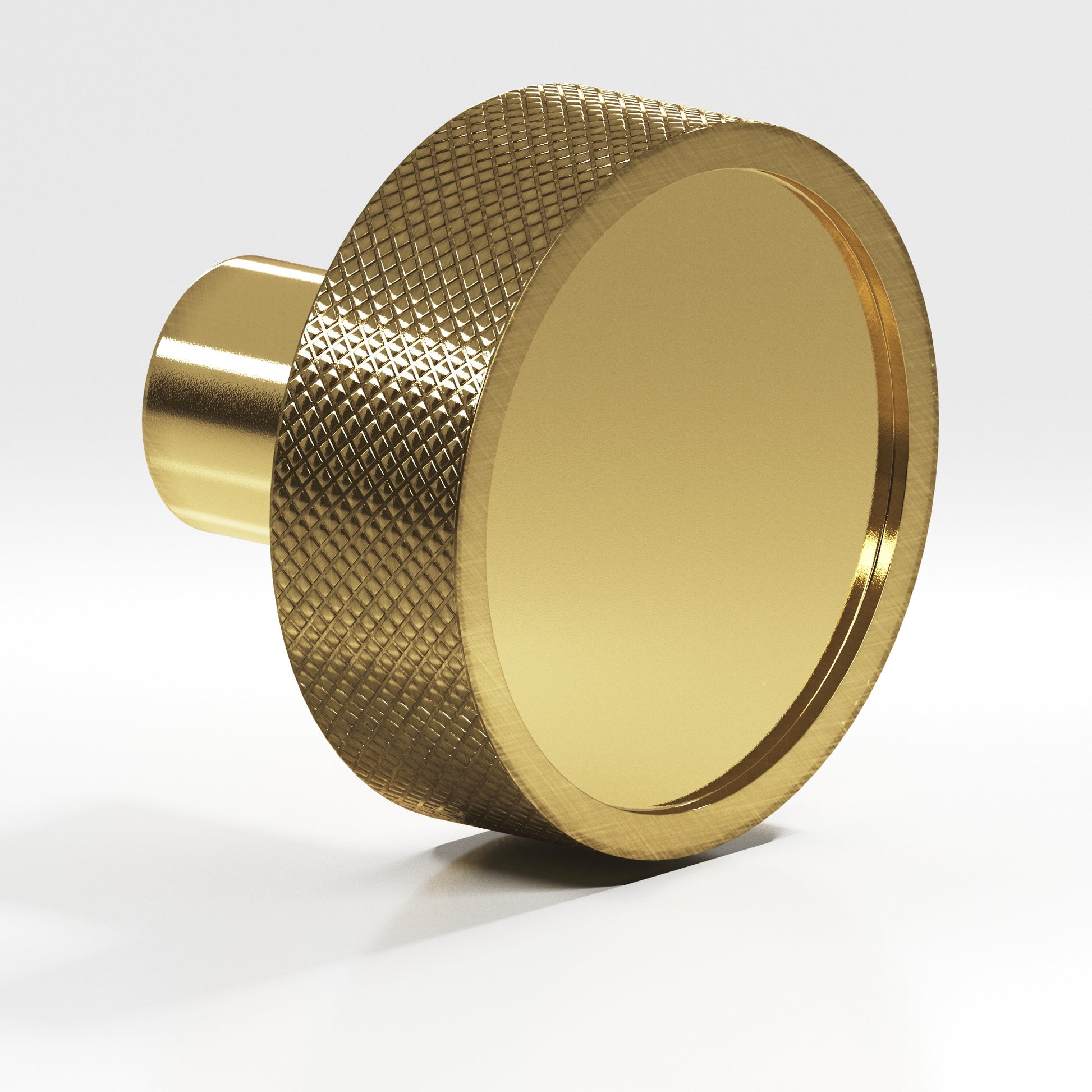 Colonial Bronze Series 595 1.25" Round Diamond-Knurled Sandwich Cabinet Knob Antique Bronze / 1.25"