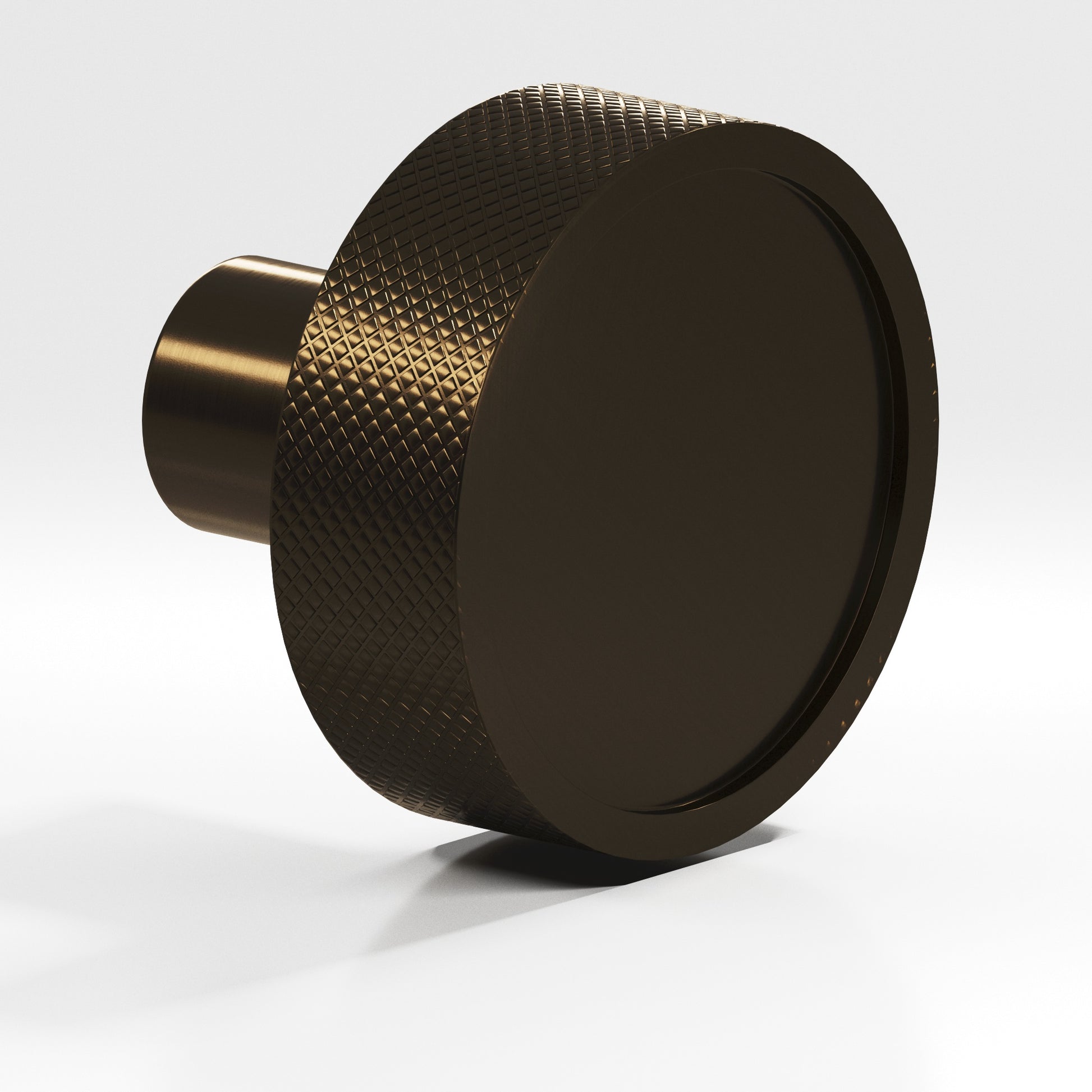 Colonial Bronze Series 595 1.25" Round Diamond-Knurled Sandwich Cabinet Knob Oil Rubbed Bronze / 1.25"
