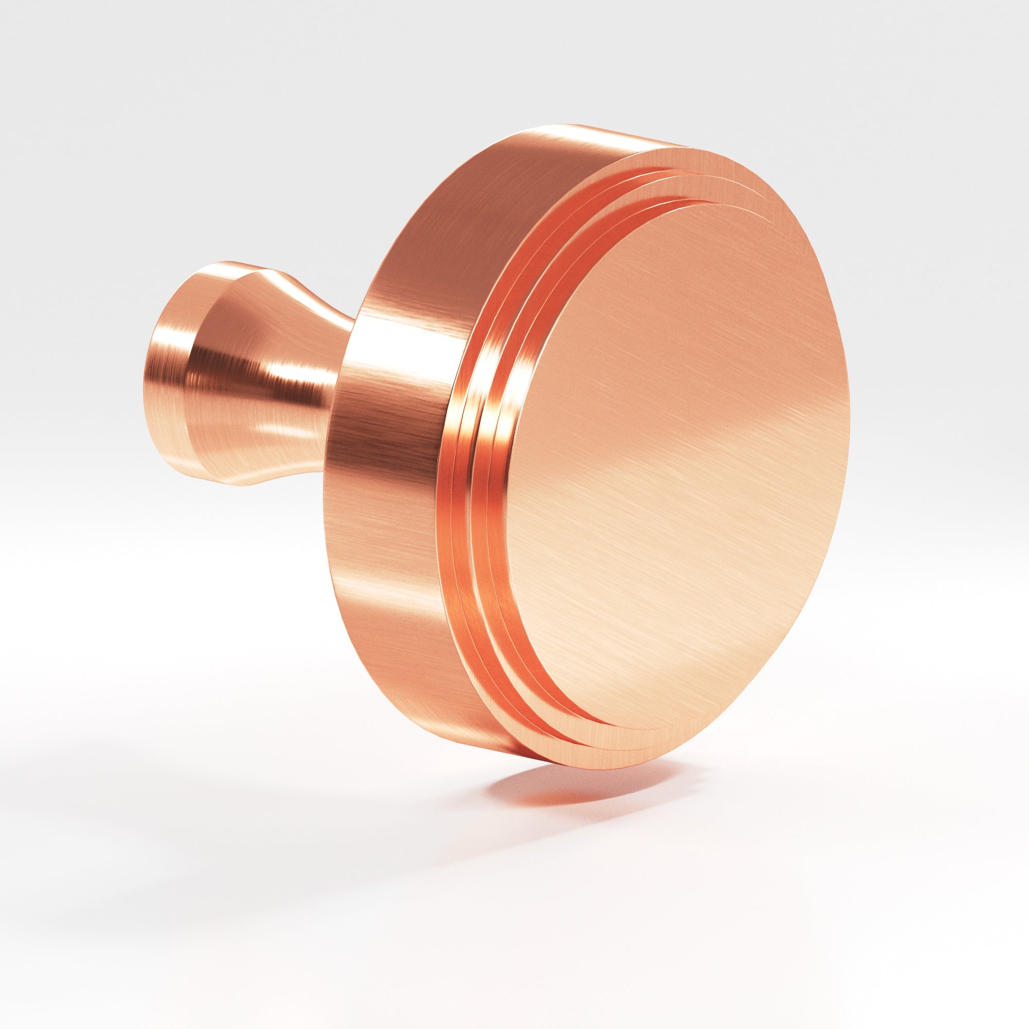 Colonial Bronze Series 621 1.25" Round Stepped Cabinet Knob With Flared Post Satin Copper / 1.25"