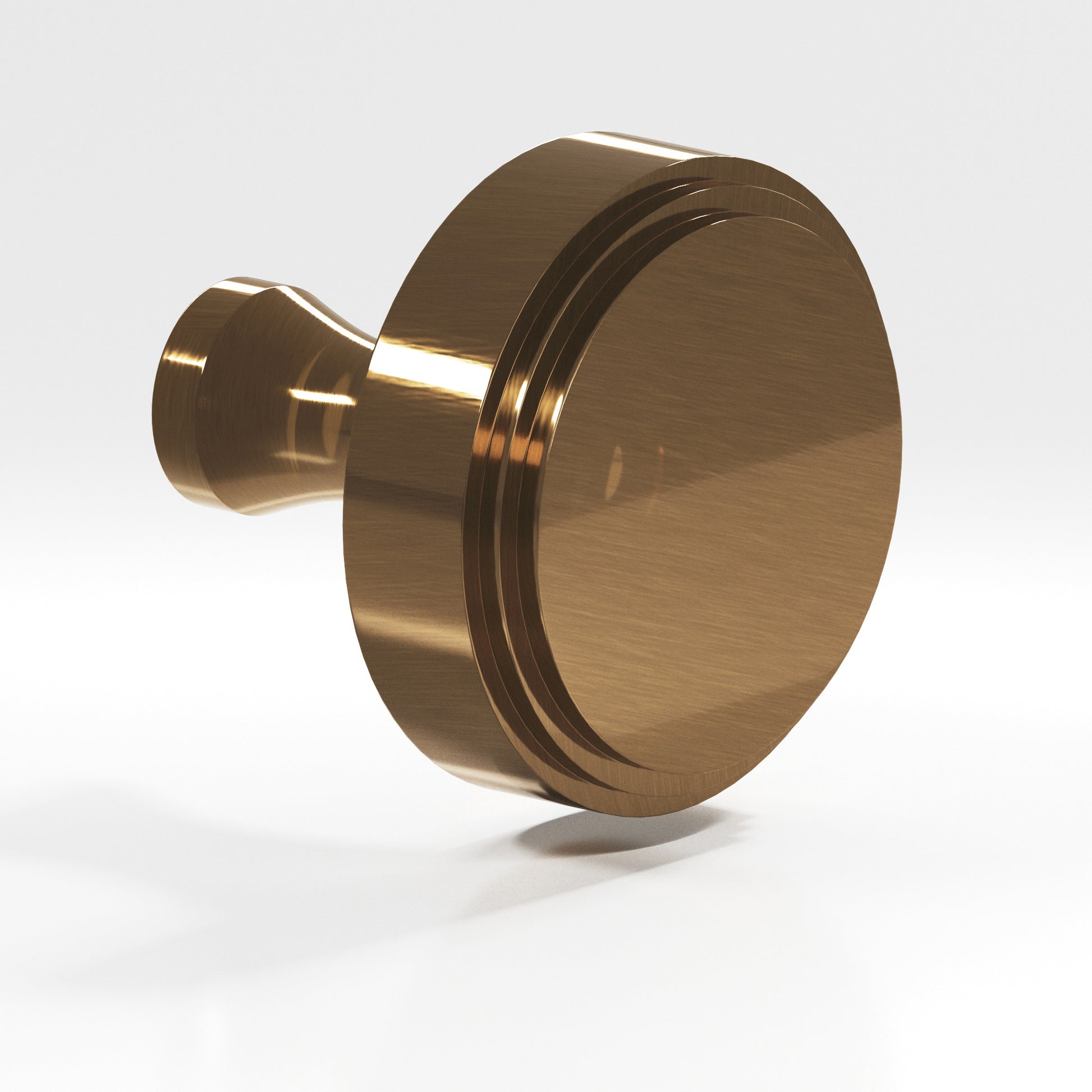 Colonial Bronze Series 620 1" Round Stepped Cabinet Knob With Flared Post Light Statuary Bronze / 1"