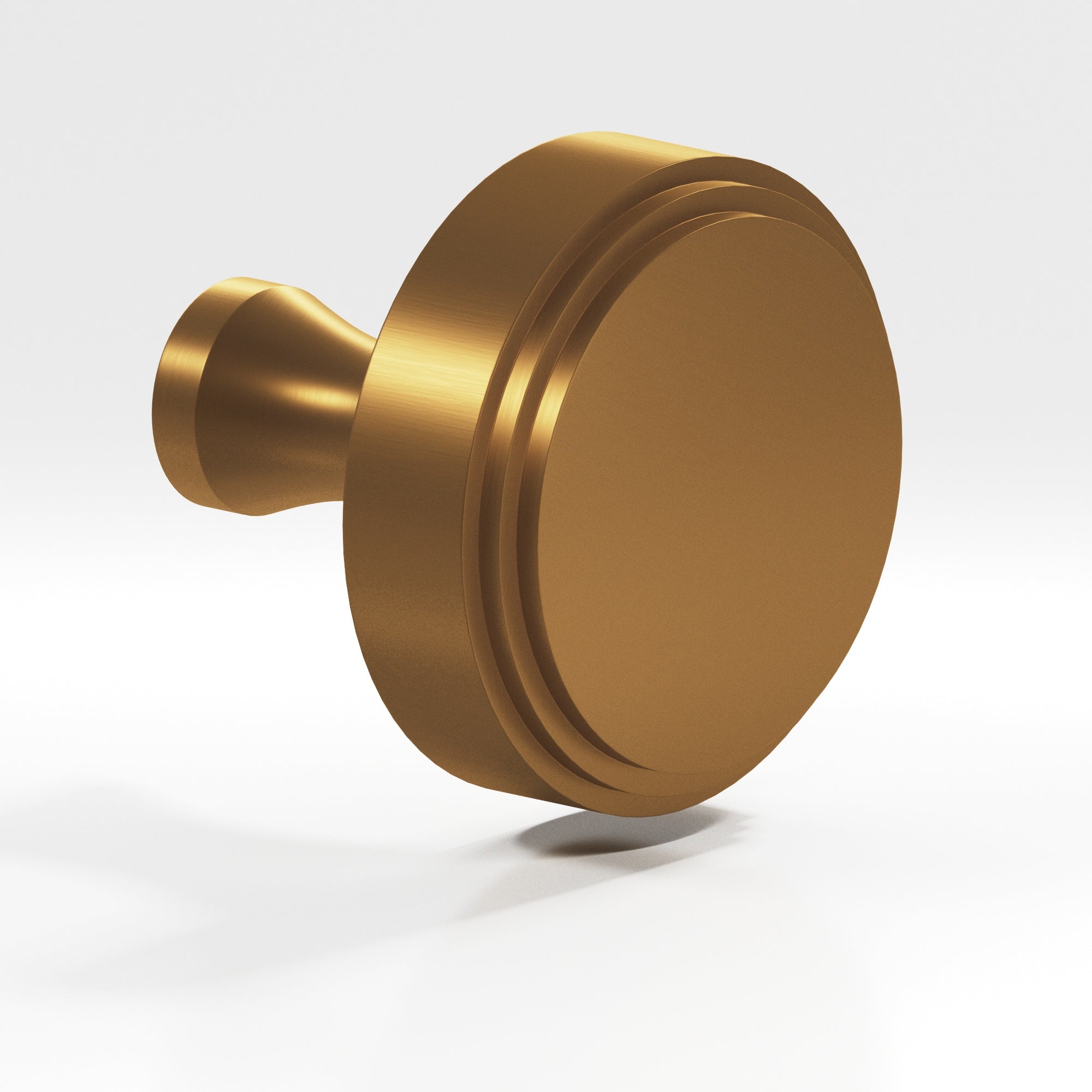 Colonial Bronze Series 621 1.25" Round Stepped Cabinet Knob With Flared Post Matte Light Statuary Bronze / 1.25"