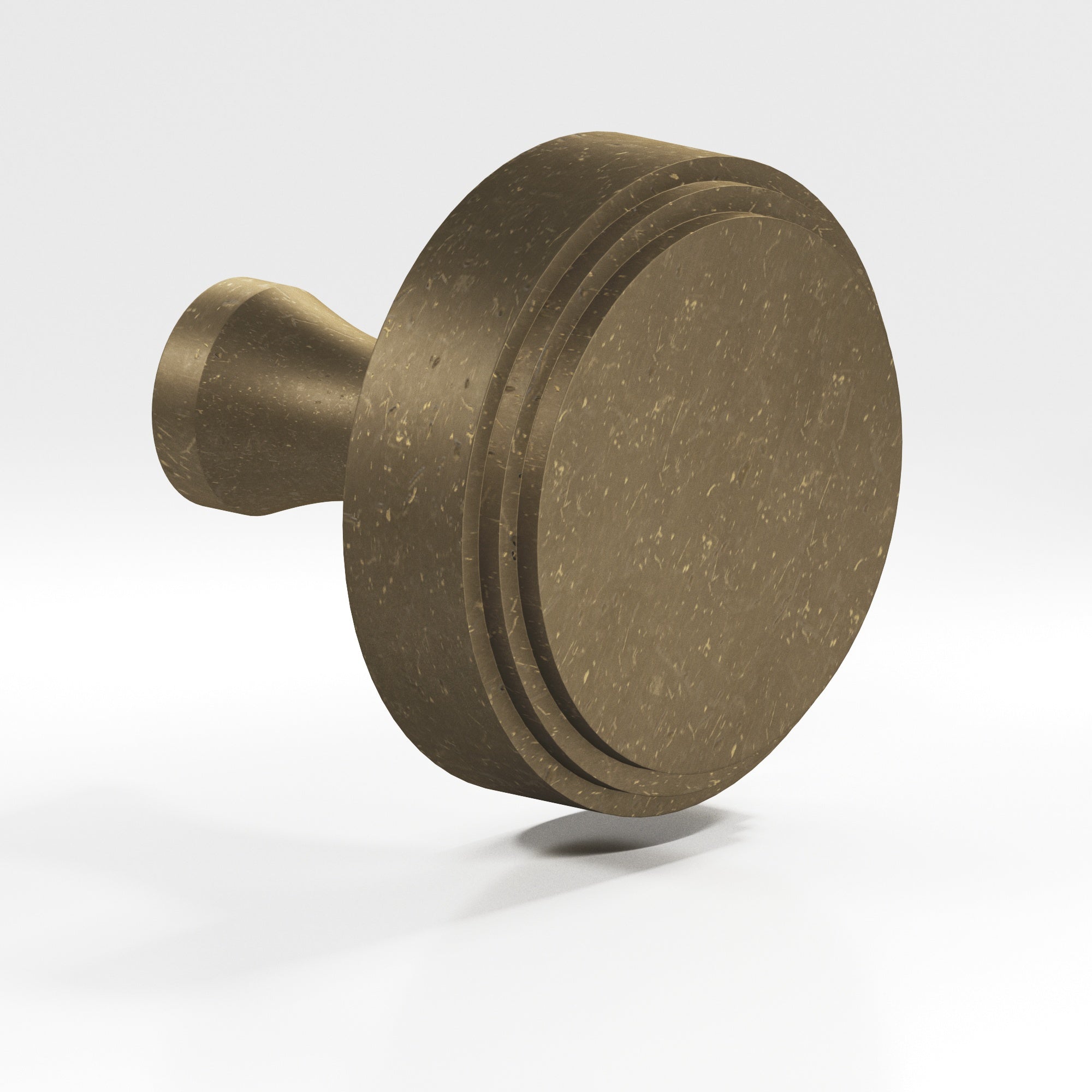 Colonial Bronze Series 621 1.25" Round Stepped Cabinet Knob With Flared Post Distressed Oil Rubbed Bronze / 1.25"