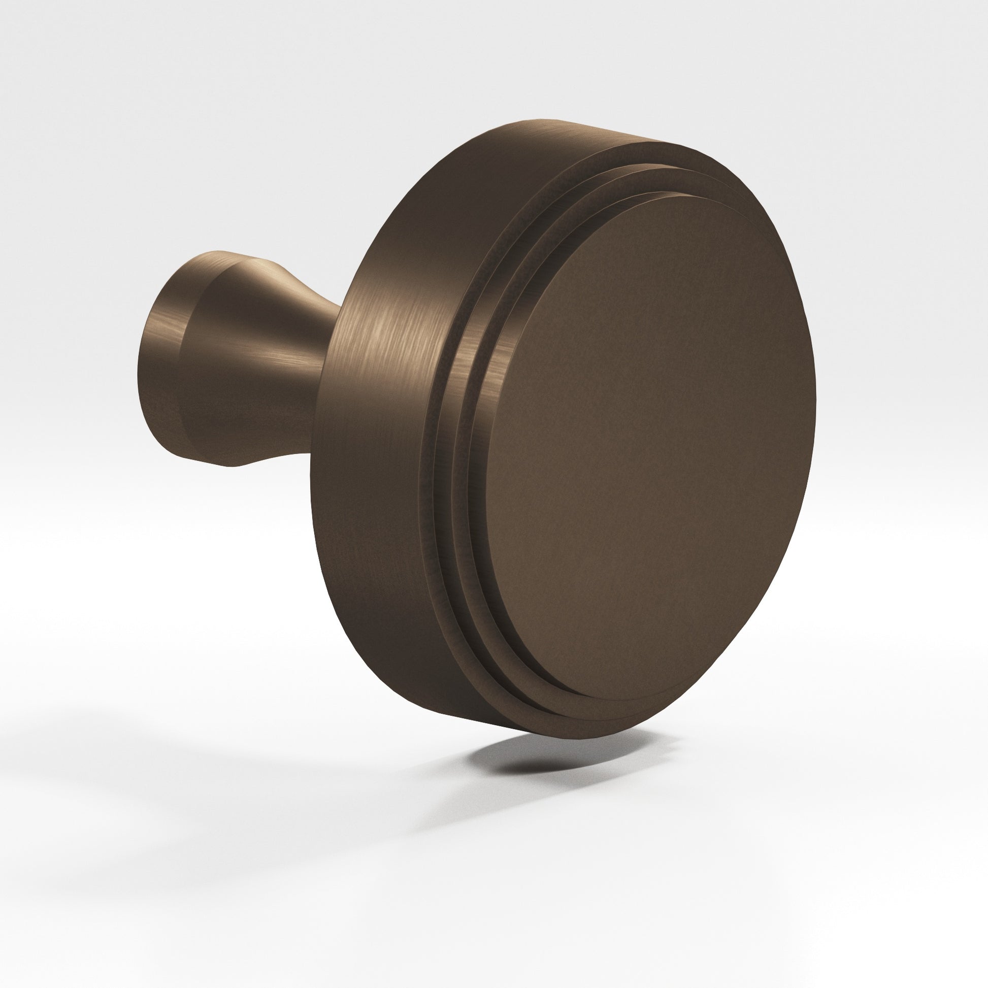 Colonial Bronze Series 622 1.5" Round Stepped Cabinet Knob With Flared Post Heritage Bronze / 1.5"