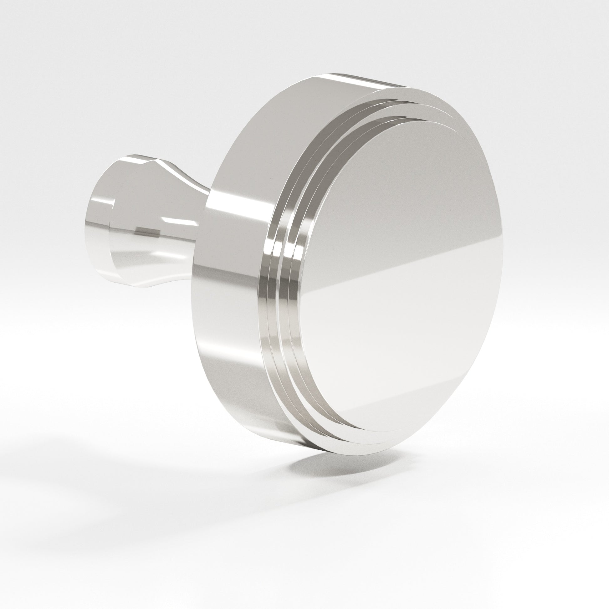 Colonial Bronze Series 622 1.5" Round Stepped Cabinet Knob With Flared Post Polished Nickel / 1.5"