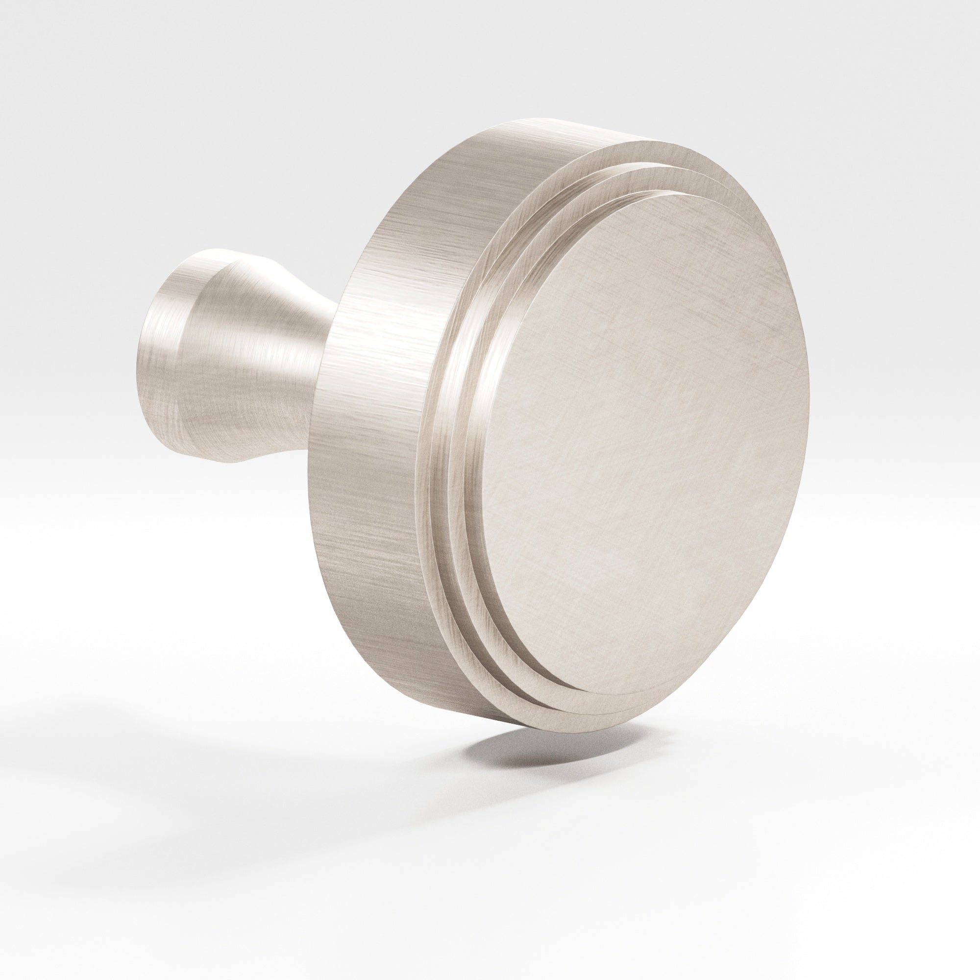 Colonial Bronze Series 621 1.25" Round Stepped Cabinet Knob With Flared Post Matte Satin Nickel / 1.25"