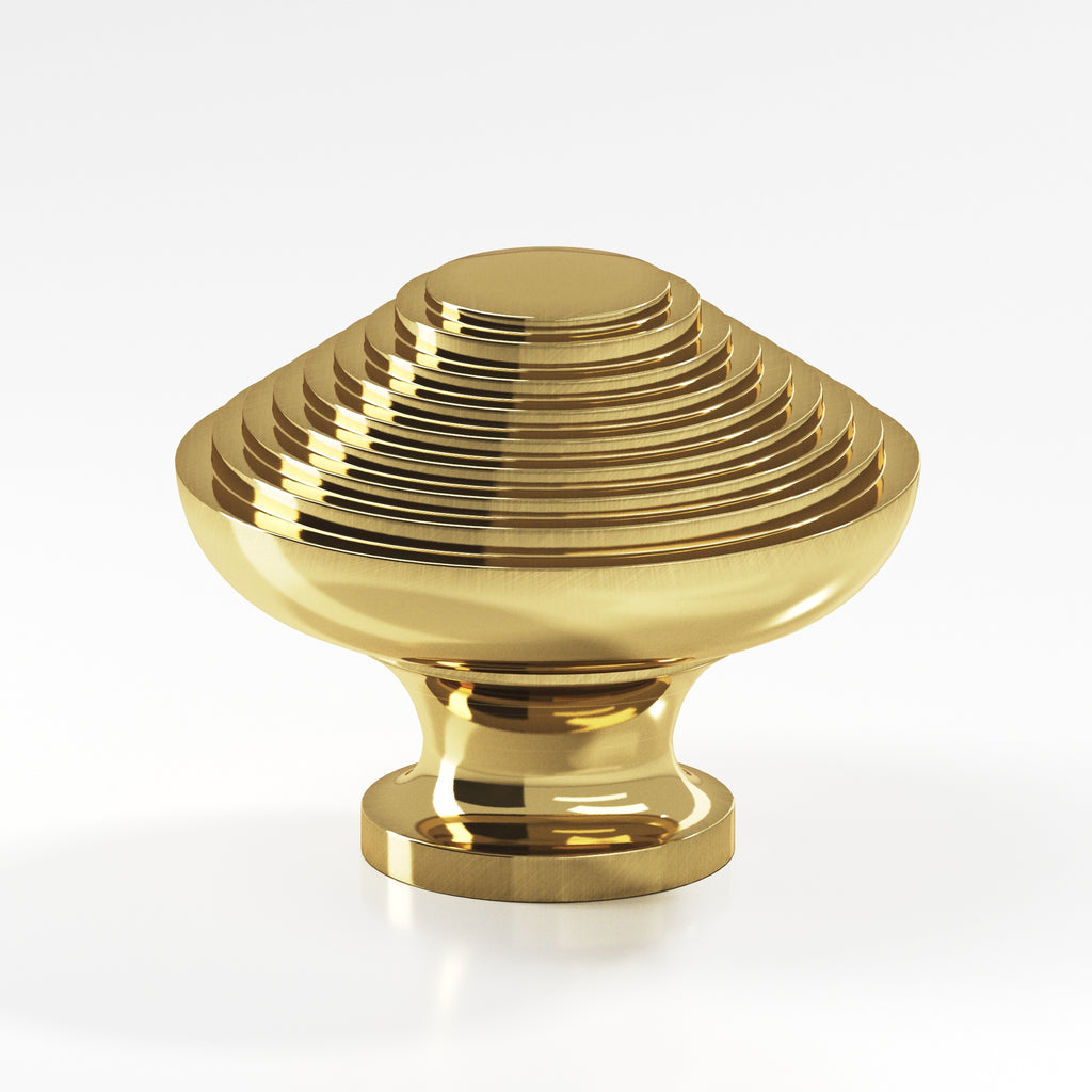 Colonial Bronze Series 633 1.5" Half-Beehive Cabinet Knob Back-To-Back Shower Kit Antique Bronze / 1.5"