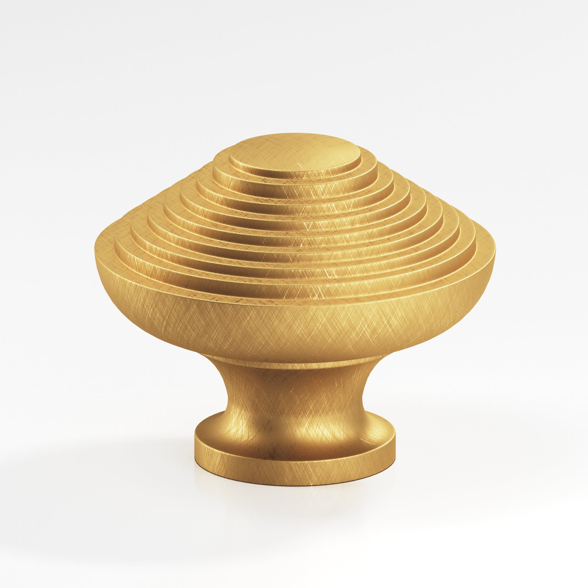 Colonial Bronze Series 633 1.5" Half-Beehive Cabinet Knob Back-To-Back Shower Kit Weathered Brass / 1.5"