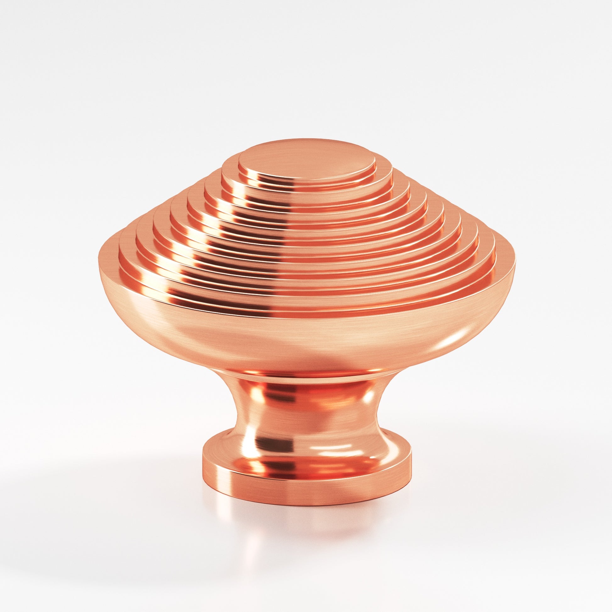 Colonial Bronze Series 633 1.5" Half-Beehive Cabinet Knob Back-To-Back Shower Kit Satin Copper / 1.5"