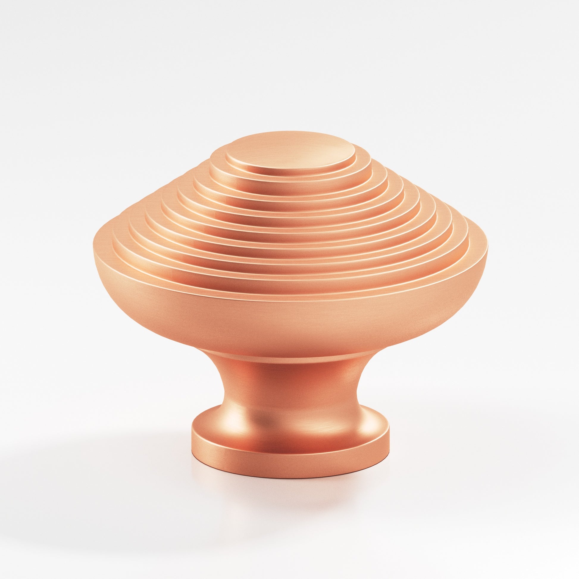 Colonial Bronze Series 633 1.5" Half-Beehive Cabinet Knob Back-To-Back Shower Kit Matte Satin Copper / 1.5"