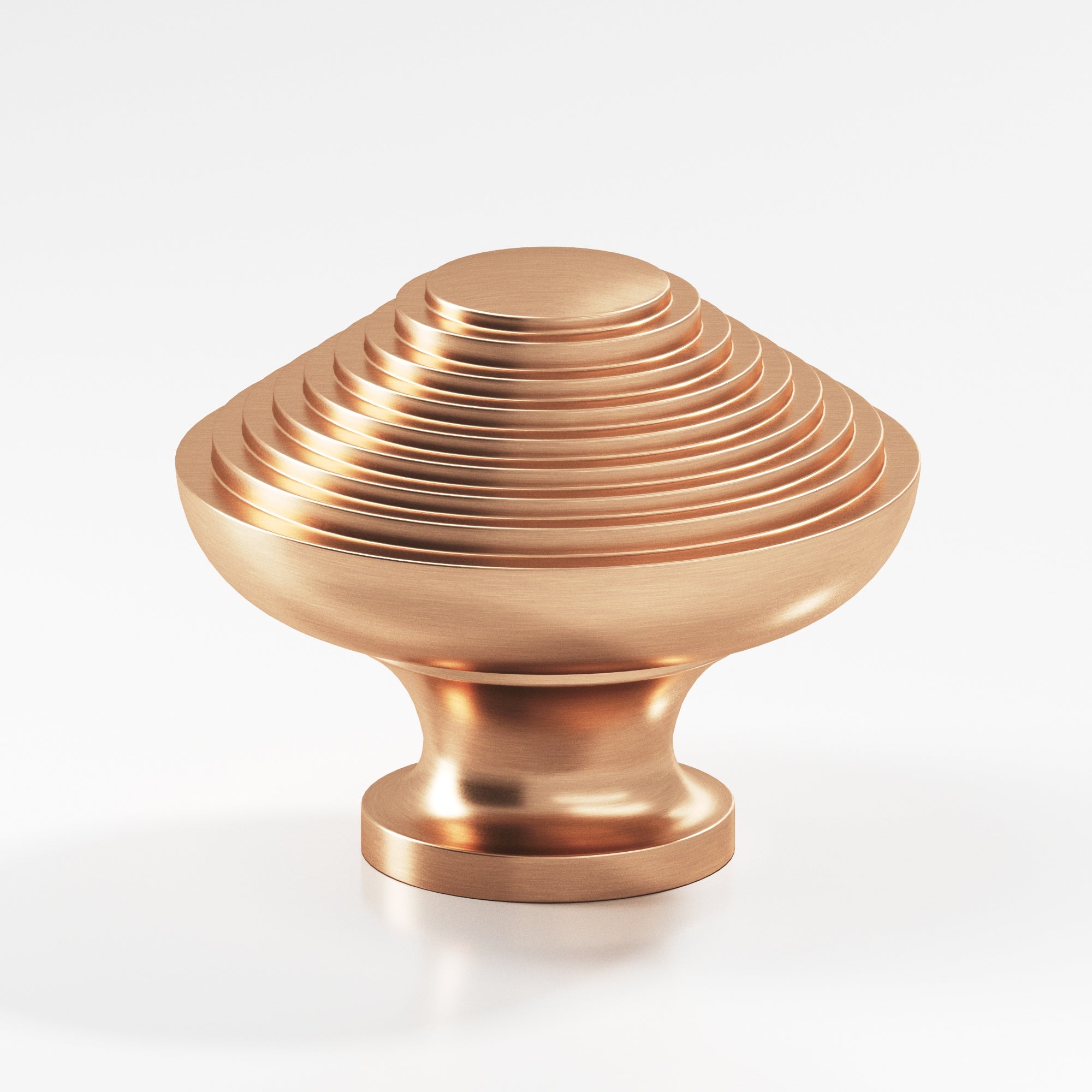 Colonial Bronze Series 633 1.5" Half-Beehive Cabinet Knob Back-To-Back Shower Kit Satin Bronze / 1.5"