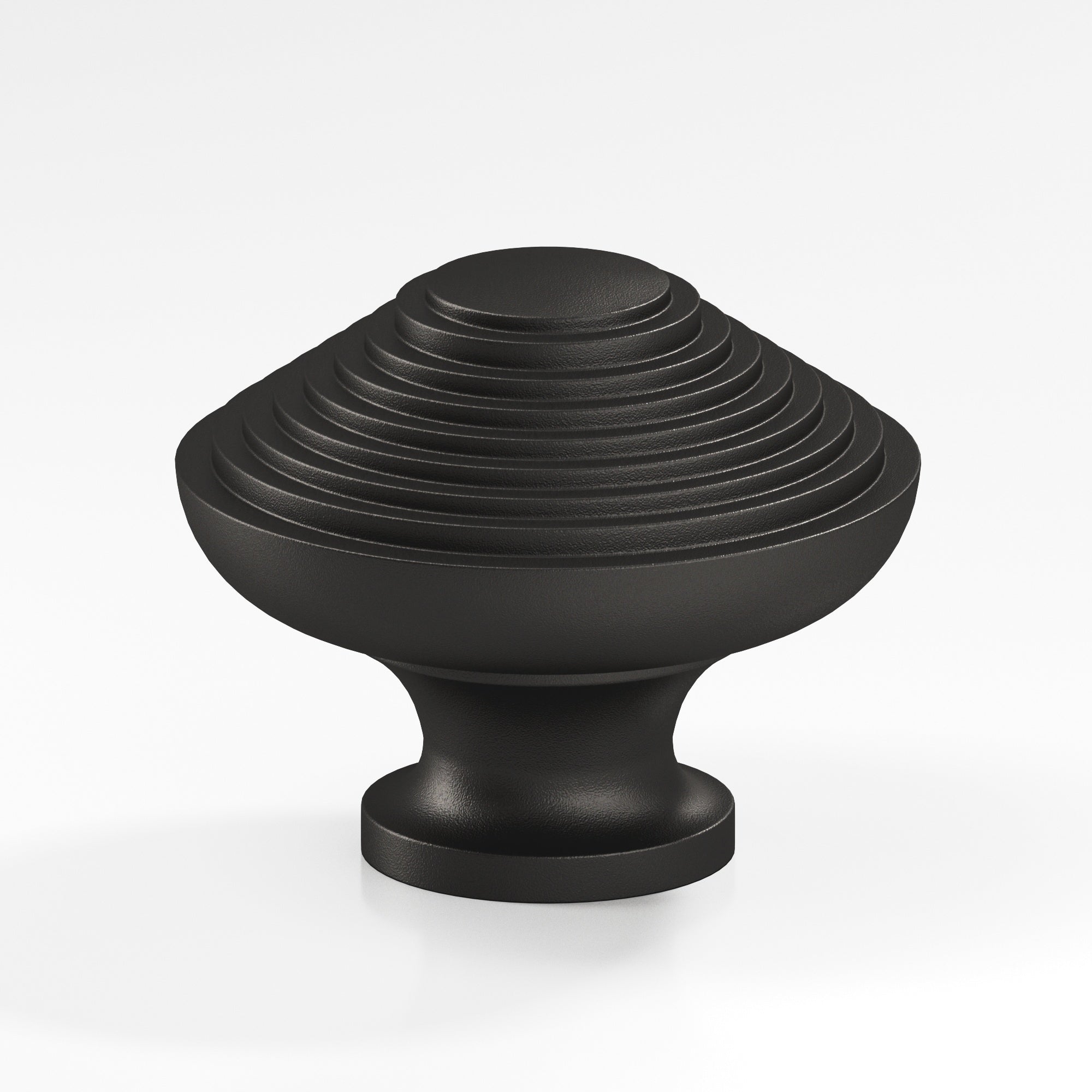 Colonial Bronze Series 632 1.25" Half-Beehive Cabinet Knob Back-To-Back Shower Kit Frost Black™ / 1.25"