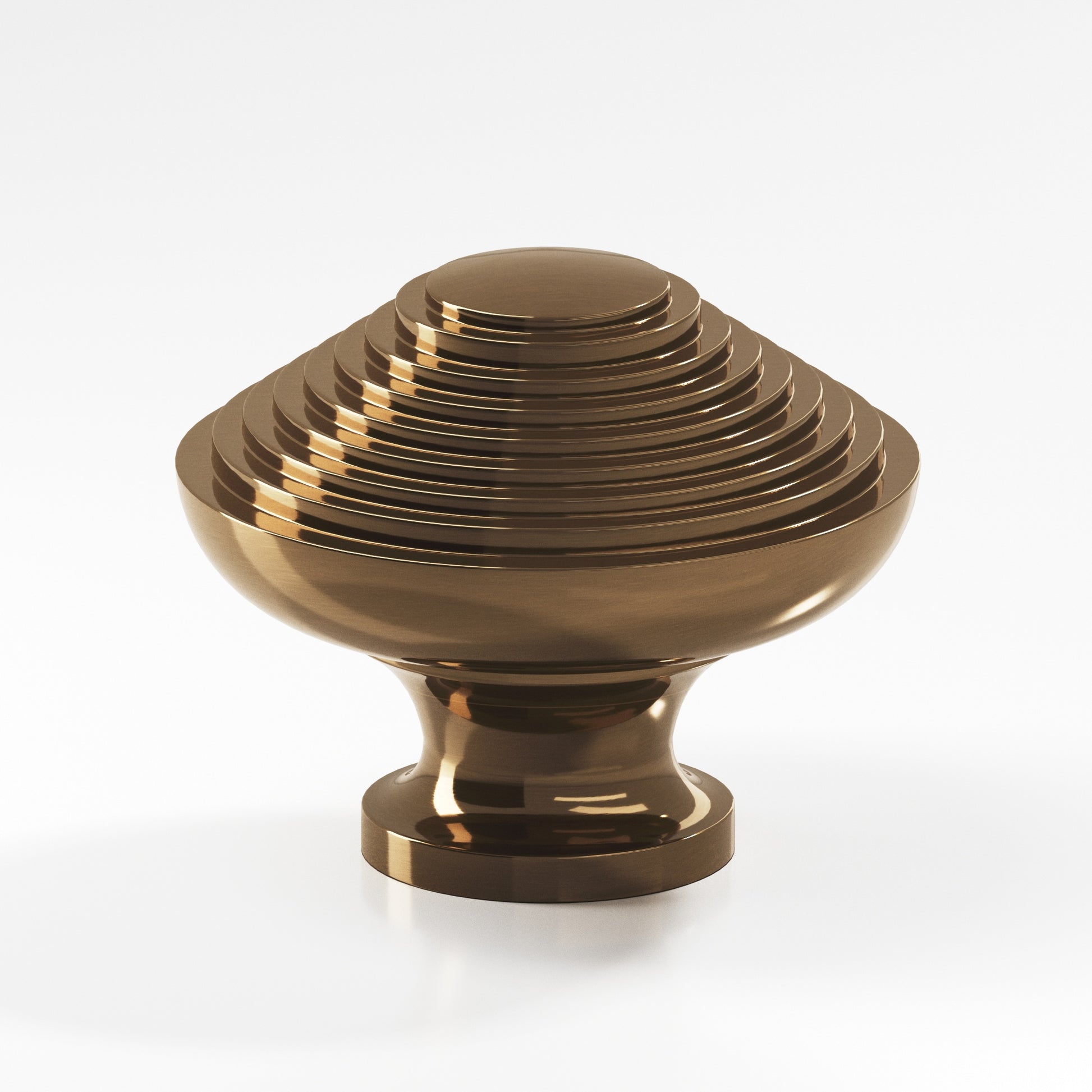 Colonial Bronze Series 633 1.5" Half-Beehive Cabinet Knob Back-To-Back Shower Kit Light Statuary Bronze / 1.5"