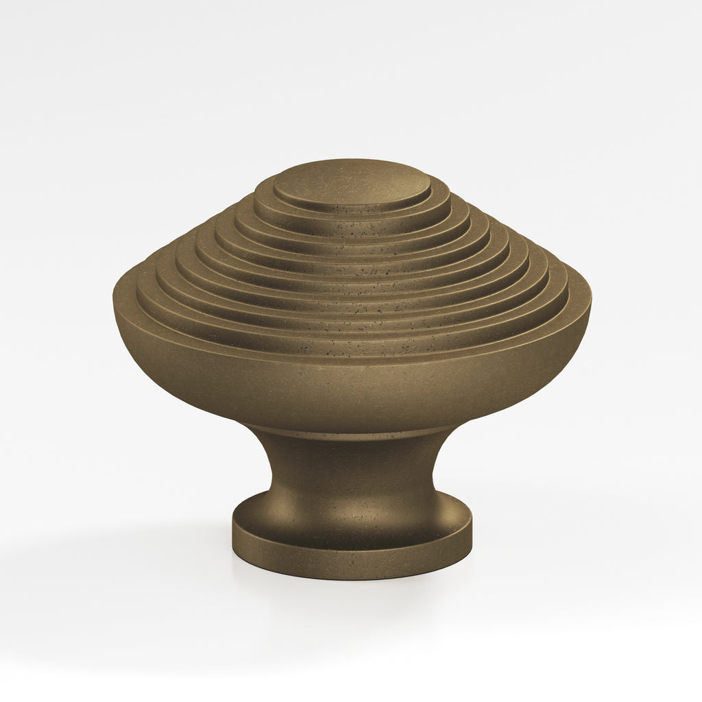 Colonial Bronze Series 633 1.5" Half-Beehive Cabinet Knob Back-To-Back Shower Kit Distressed Oil Rubbed Bronze / 1.5"