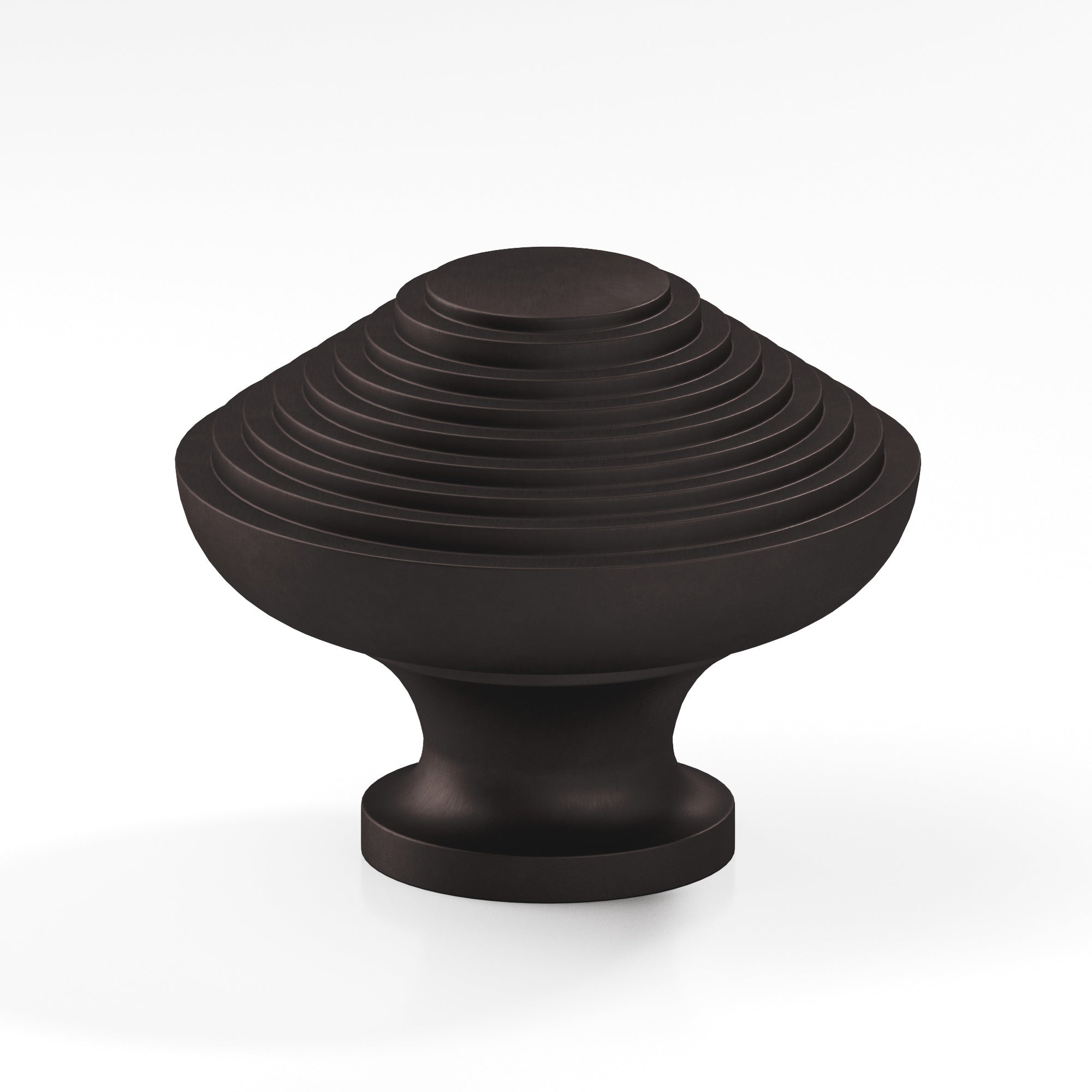 Colonial Bronze Series 632 1.25" Half-Beehive Cabinet Knob Back-To-Back Shower Kit Matte Dark Statuary Bronze / 1.25"