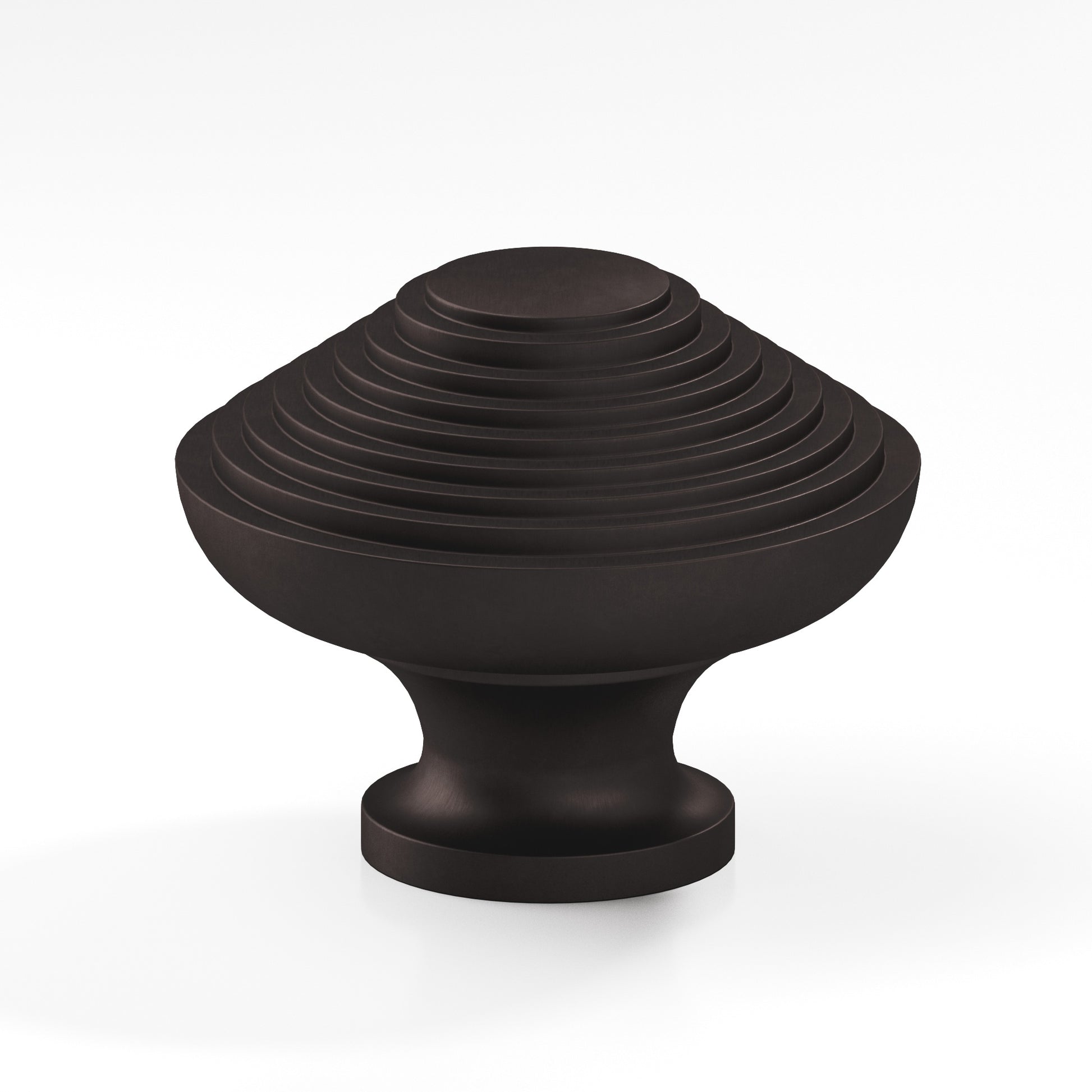 Colonial Bronze Series 633 1.5" Half-Beehive Cabinet Knob Back-To-Back Shower Kit Matte Dark Statuary Bronze / 1.5"