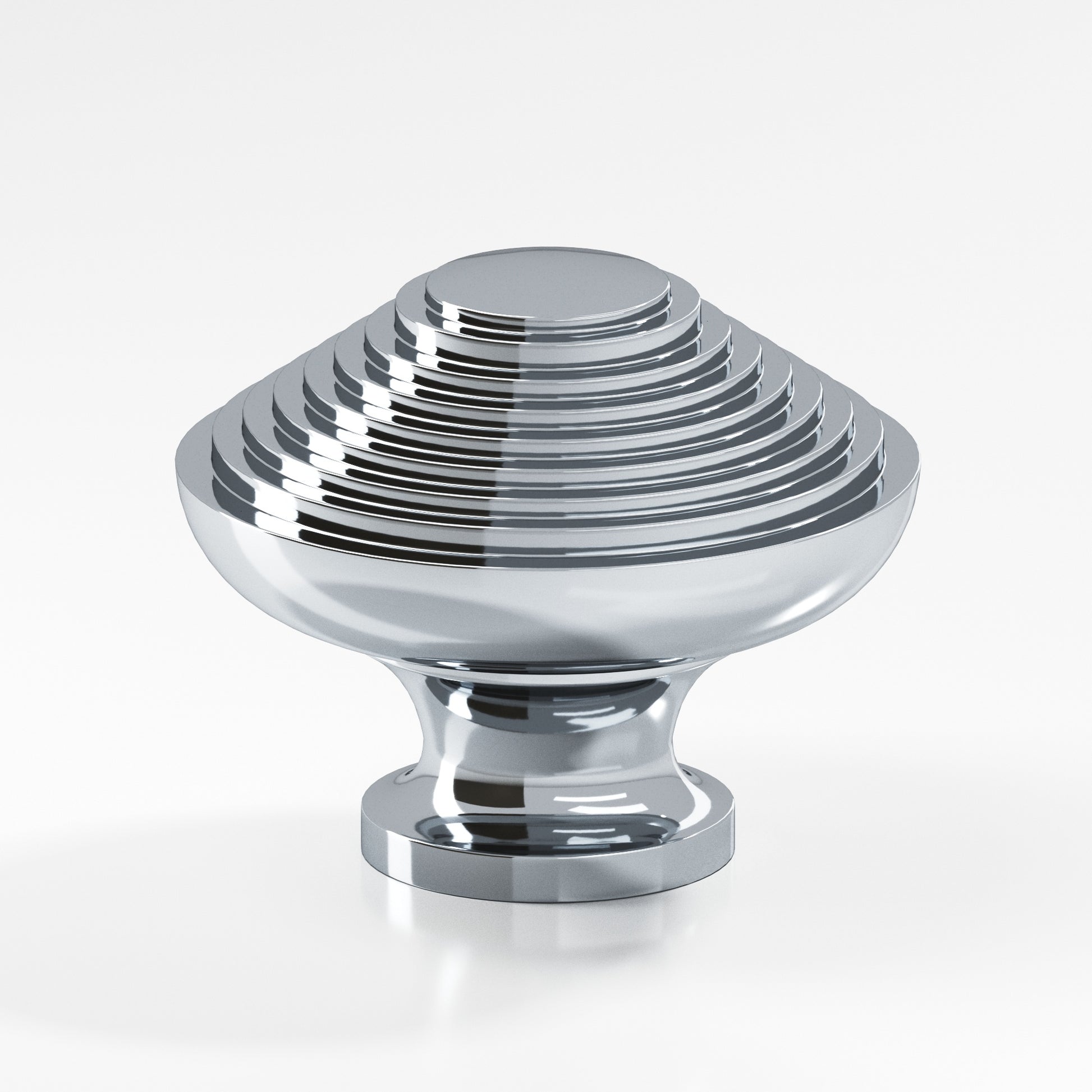 Colonial Bronze Series 632 1.25" Half-Beehive Cabinet Knob Back-To-Back Shower Kit Polished Chrome / 1.25"