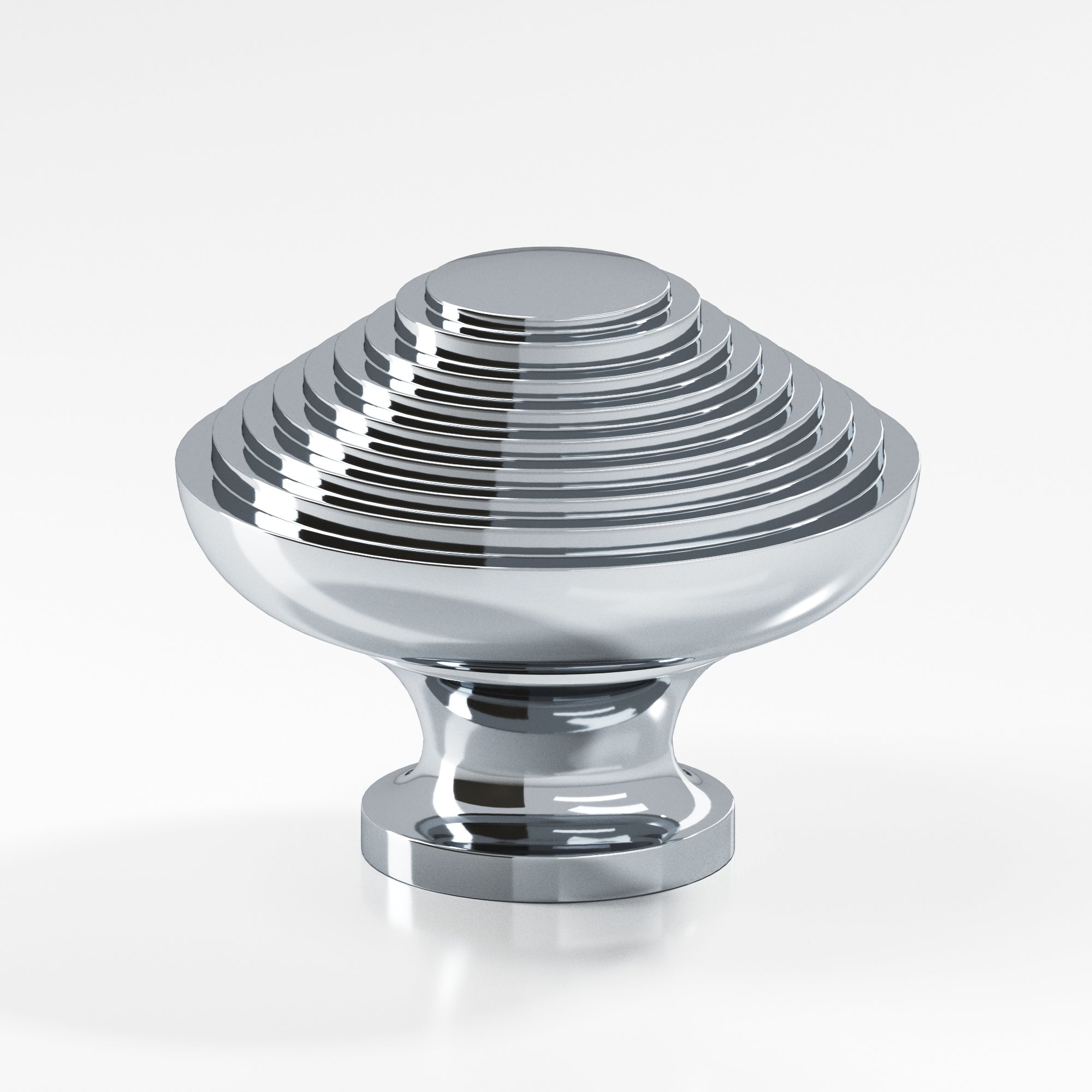 Colonial Bronze Series 633 1.5" Half-Beehive Cabinet Knob Back-To-Back Shower Kit Polished Chrome / 1.5"