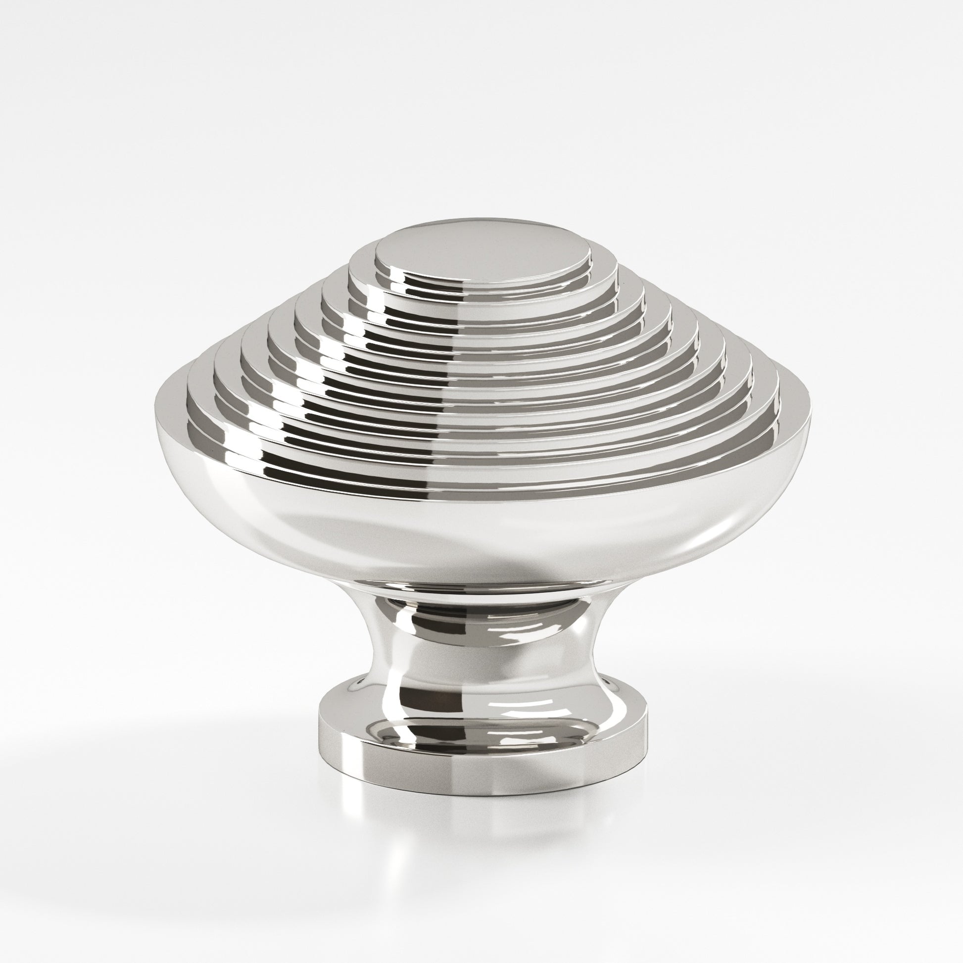 Colonial Bronze Series 632 1.25" Half-Beehive Cabinet Knob Back-To-Back Shower Kit Polished Nickel / 1.25"