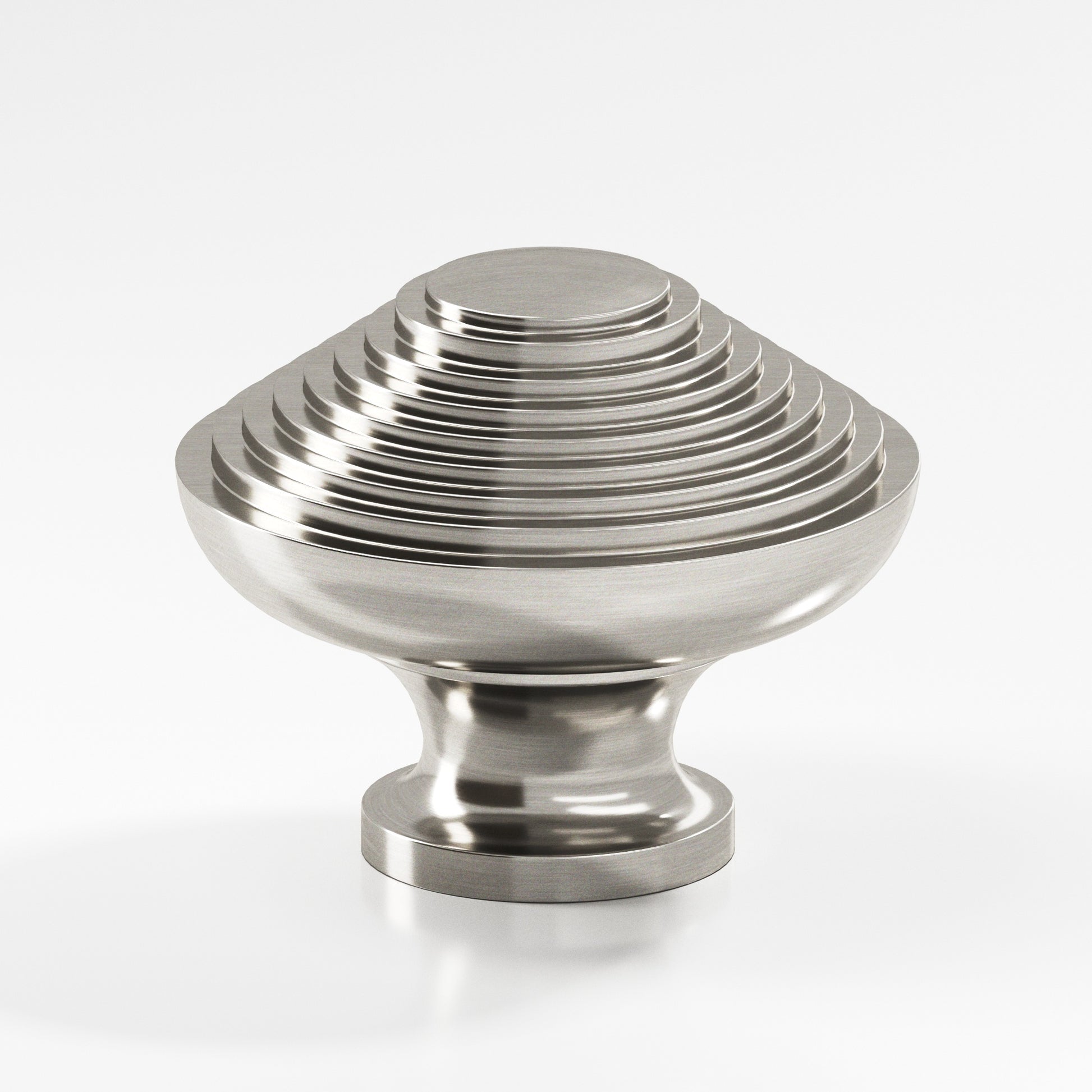 Colonial Bronze Series 633 1.5" Half-Beehive Cabinet Knob Back-To-Back Shower Kit Satin Nickel / 1.5"