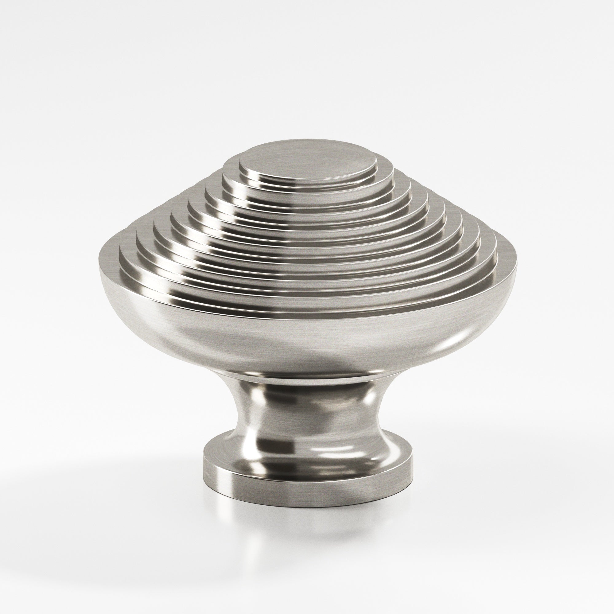 Colonial Bronze Series 633 1.5" Half-Beehive Cabinet Knob Back-To-Back Shower Kit Satin Nickel / 1.5"