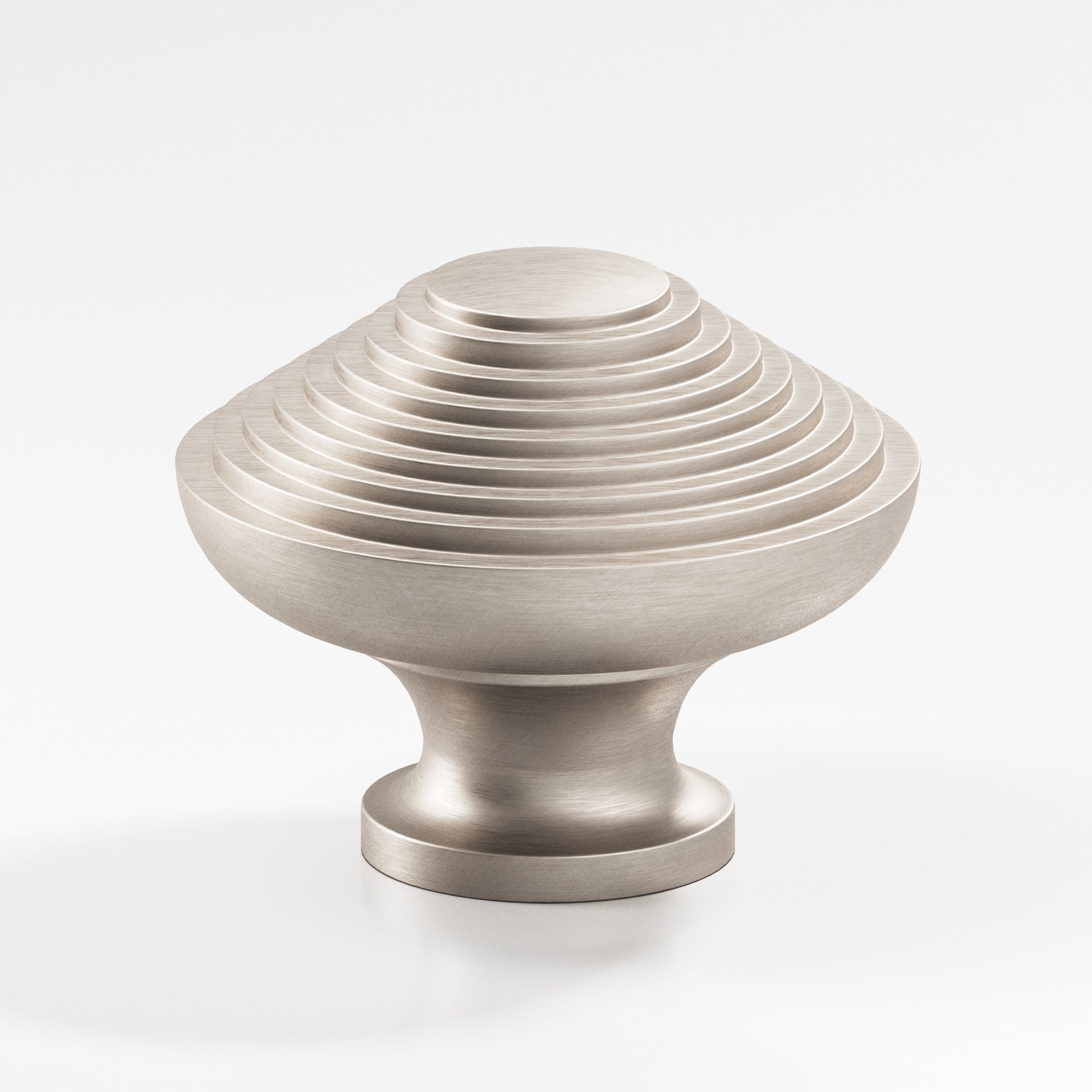 Colonial Bronze Series 632 1.25" Half-Beehive Cabinet Knob Back-To-Back Shower Kit Matte Satin Nickel / 1.25"