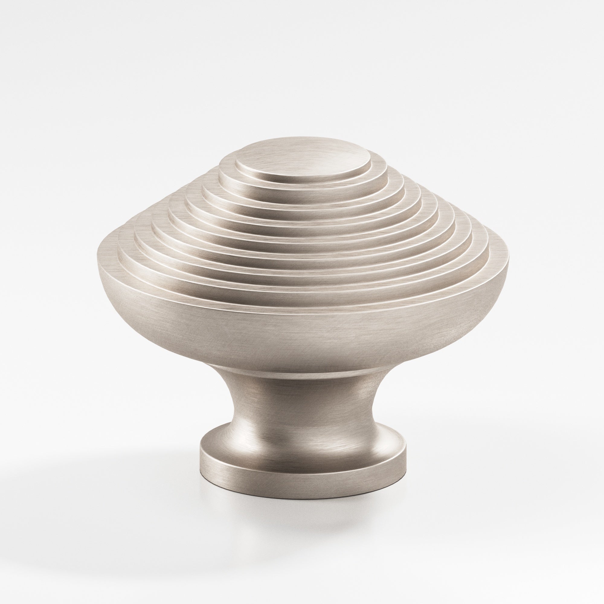 Colonial Bronze Series 633 1.5" Half-Beehive Cabinet Knob Back-To-Back Shower Kit Matte Satin Nickel / 1.5"