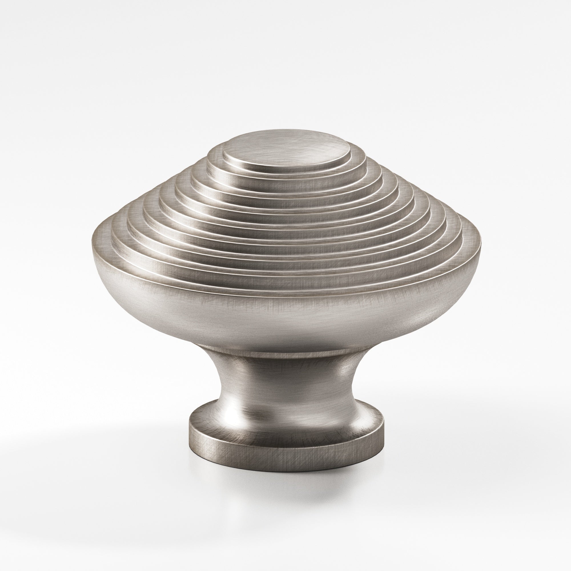 Colonial Bronze Series 633 1.5" Half-Beehive Cabinet Knob Back-To-Back Shower Kit Pewter / 1.5"