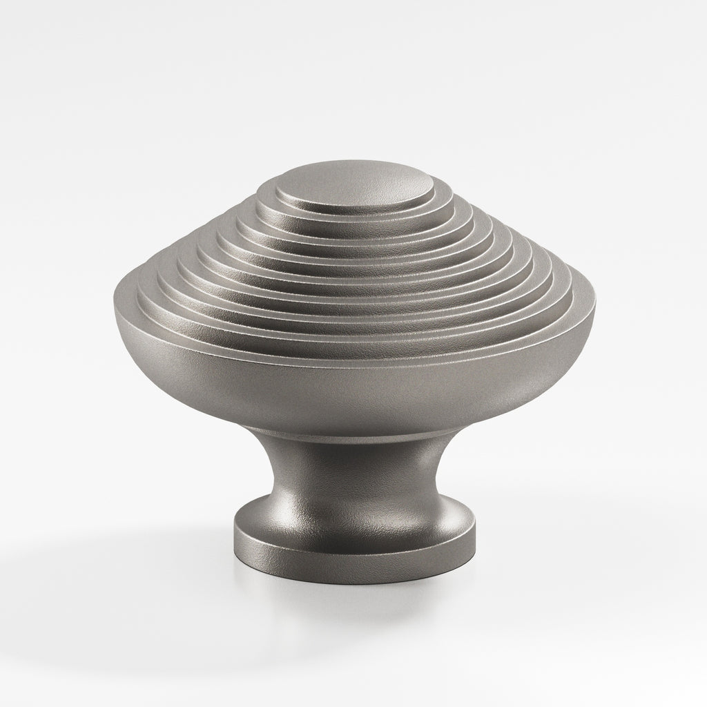 Colonial Bronze Series 633 1.5" Half-Beehive Cabinet Knob Back-To-Back Shower Kit Frost Nickel™ / 1.5"